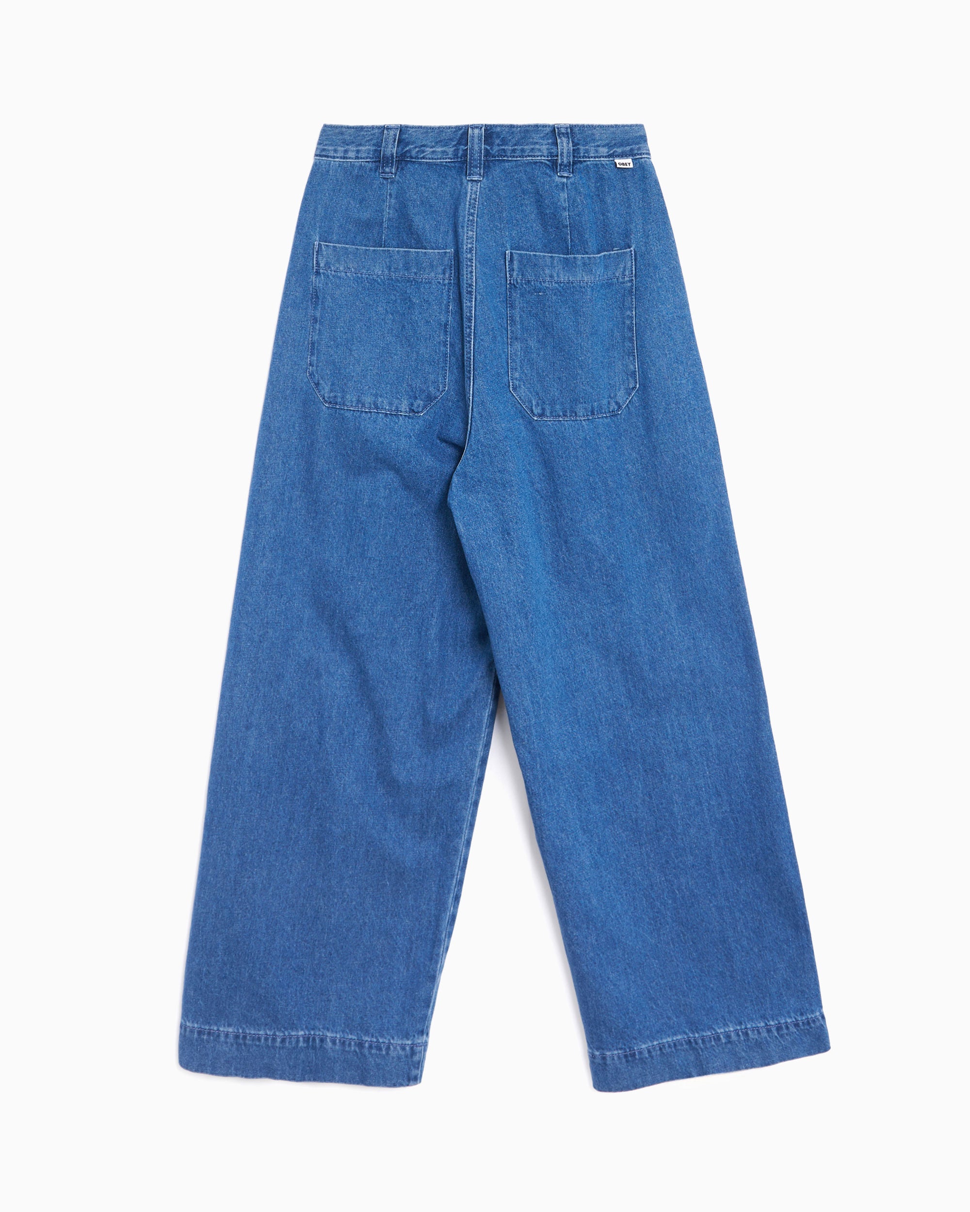 Jeans OBEY Clothing Oliver Pleated Oversize Men's Baggy Jeans - 142010108-LIN