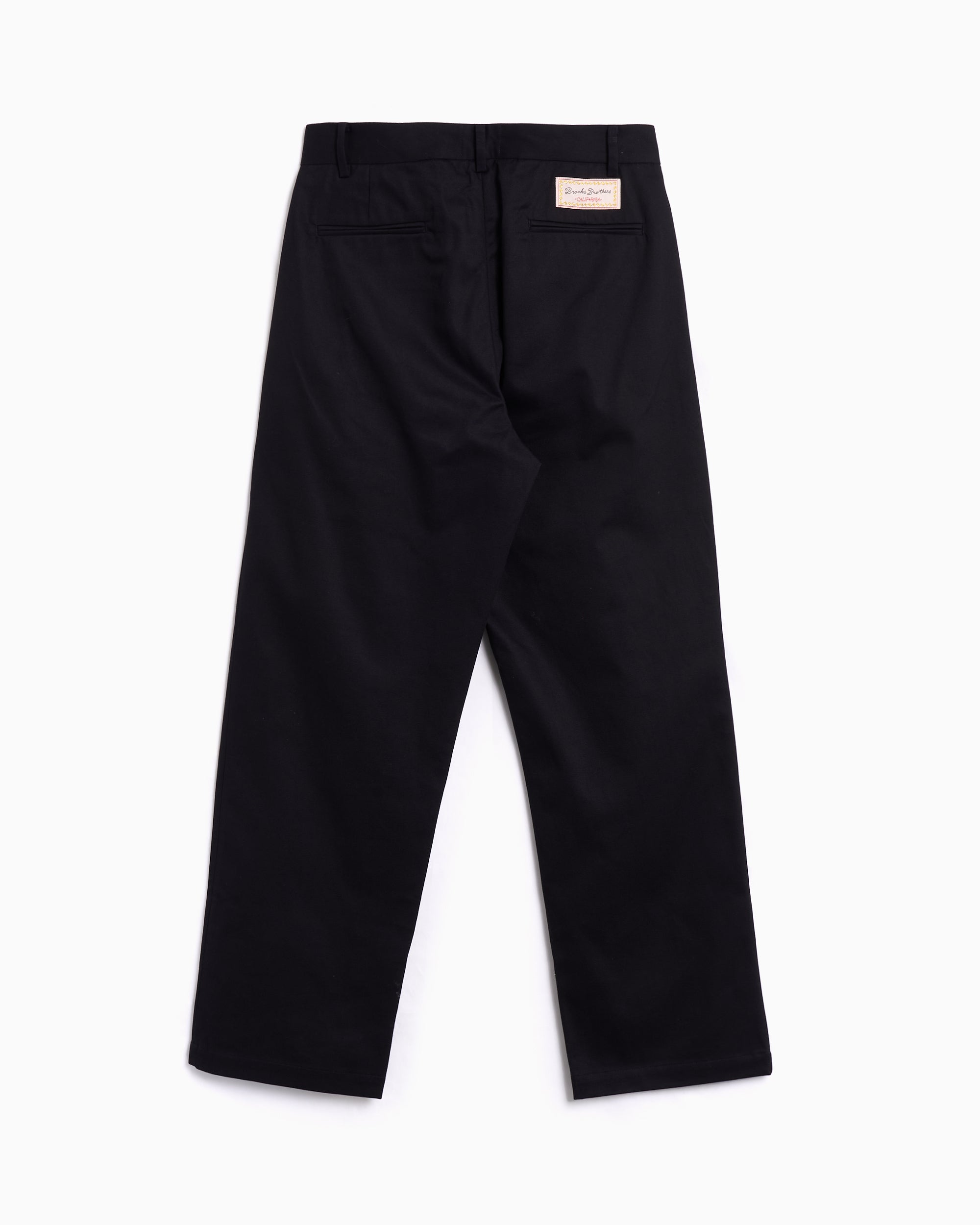 Pants Brain Dead x Brooks Brothers Pleated Straight Men's Chino Pants - BDS24B130042-BLACK