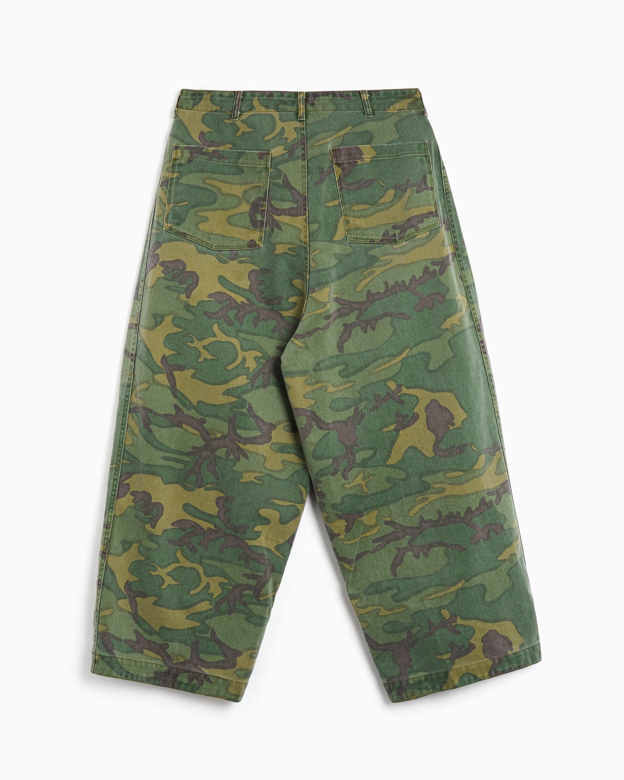 Pants Needles Camo Relaxed Men's Baggy Pants - SX144-Camo