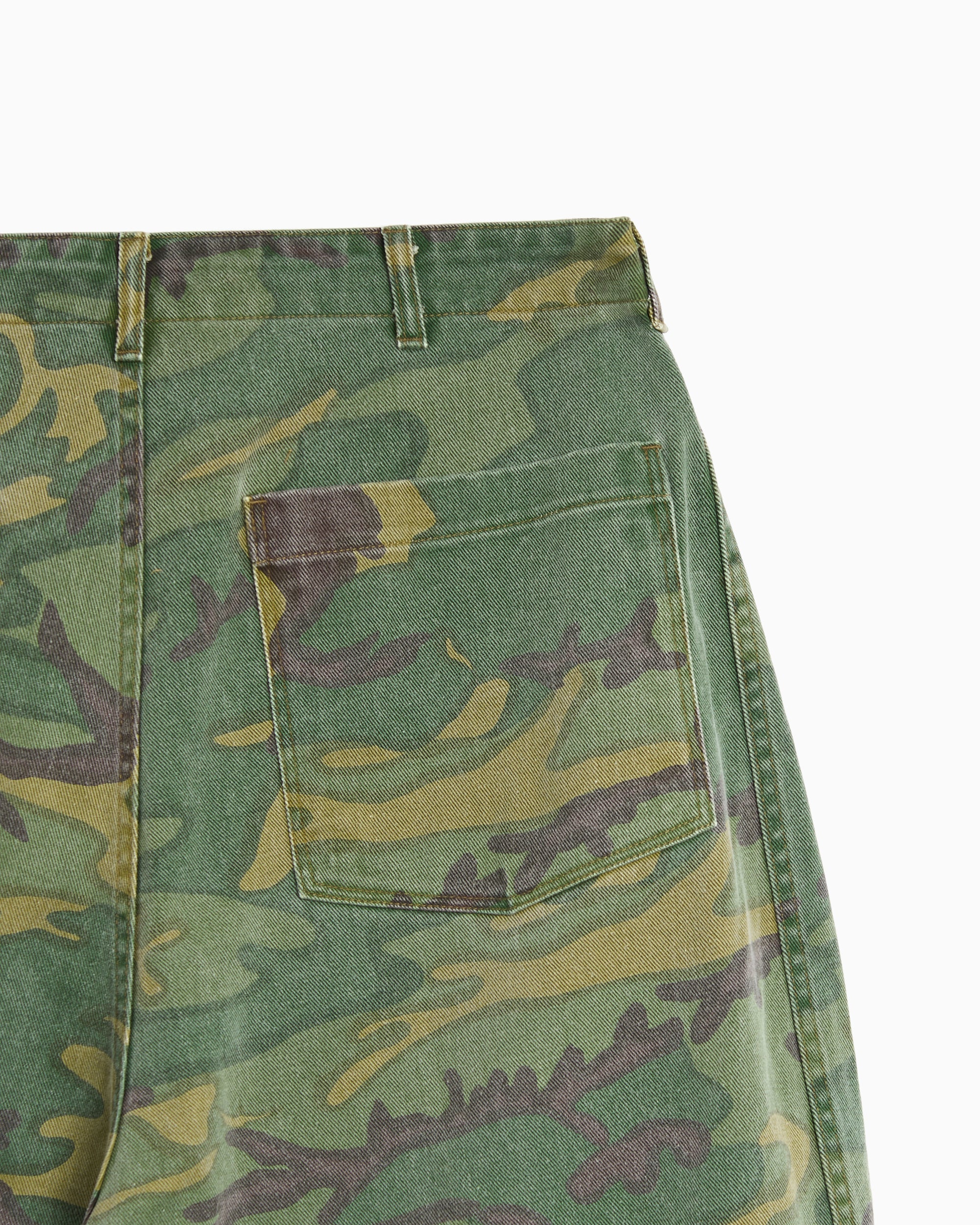 Pants Needles Camo Relaxed Men's Baggy Pants - SX144-Camo