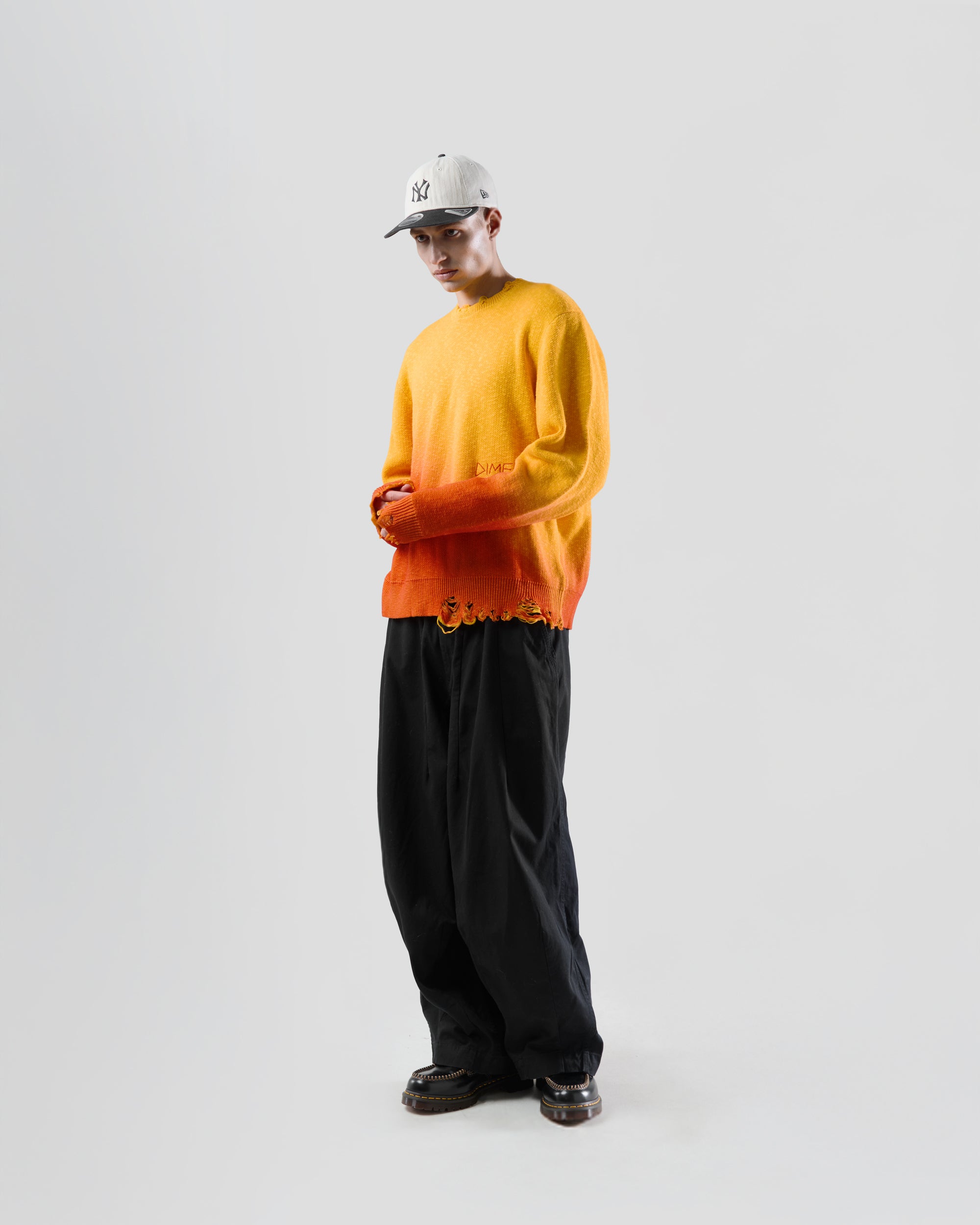 Pants Needles H.D. Relaxed Men's Baggy Pants - RW238-B-Black