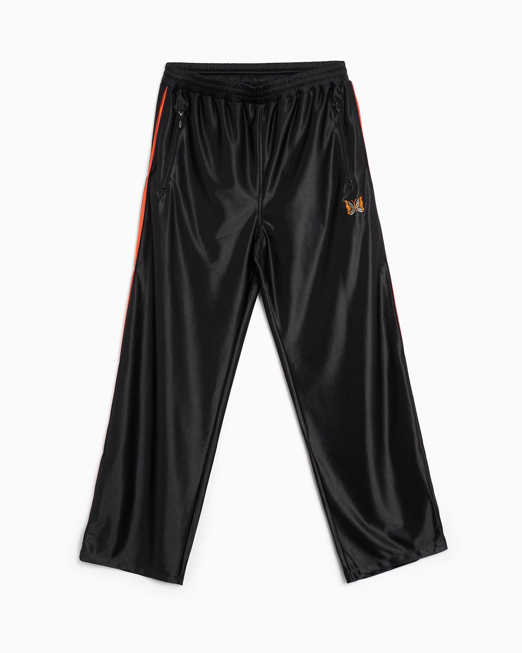 Pants Needles Tricot Sateen Relaxed Men's Sweatpants - SX218-B-Black