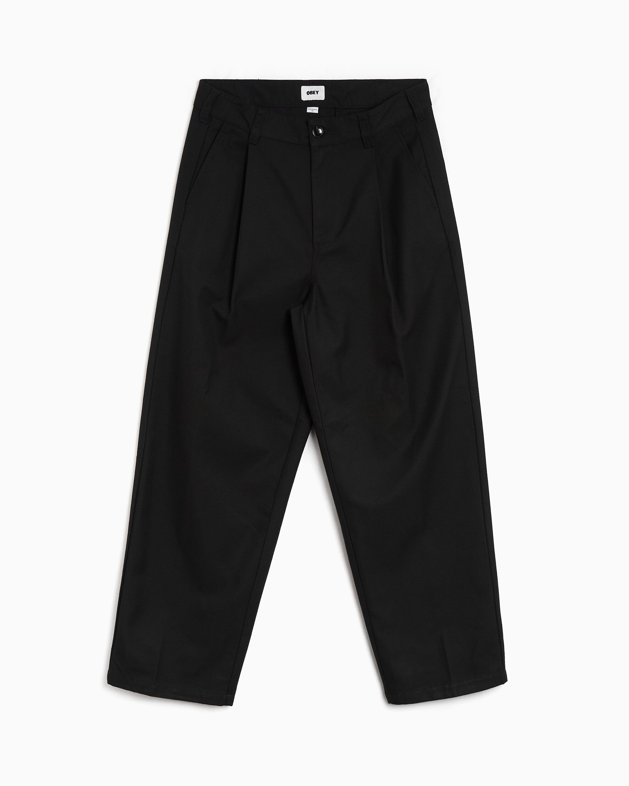 Pants OBEY Clothing Dean Straight Men's Chino Pants - 142020269-BLK