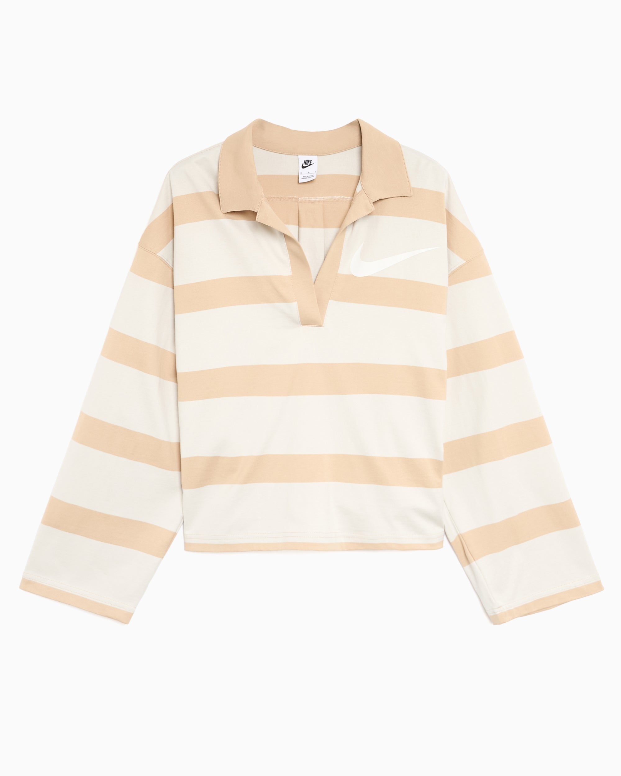 Polo shirts Nike Sportswear Striped Oversize Women's Polo Shirt - IQ0440-072