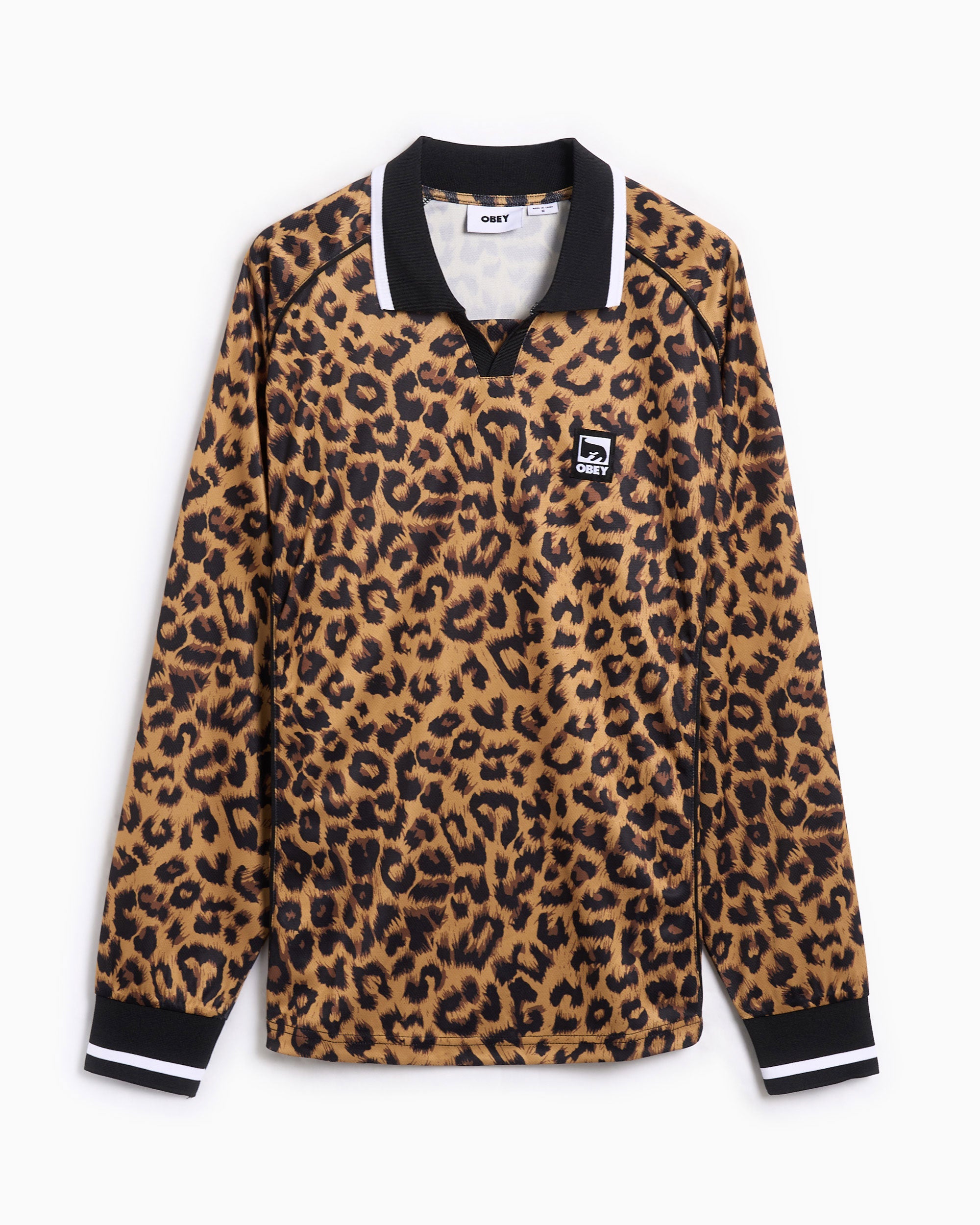 Polo shirts OBEY Clothing Leopard Relaxed Men's Polo Shirt - 131040059-LEO