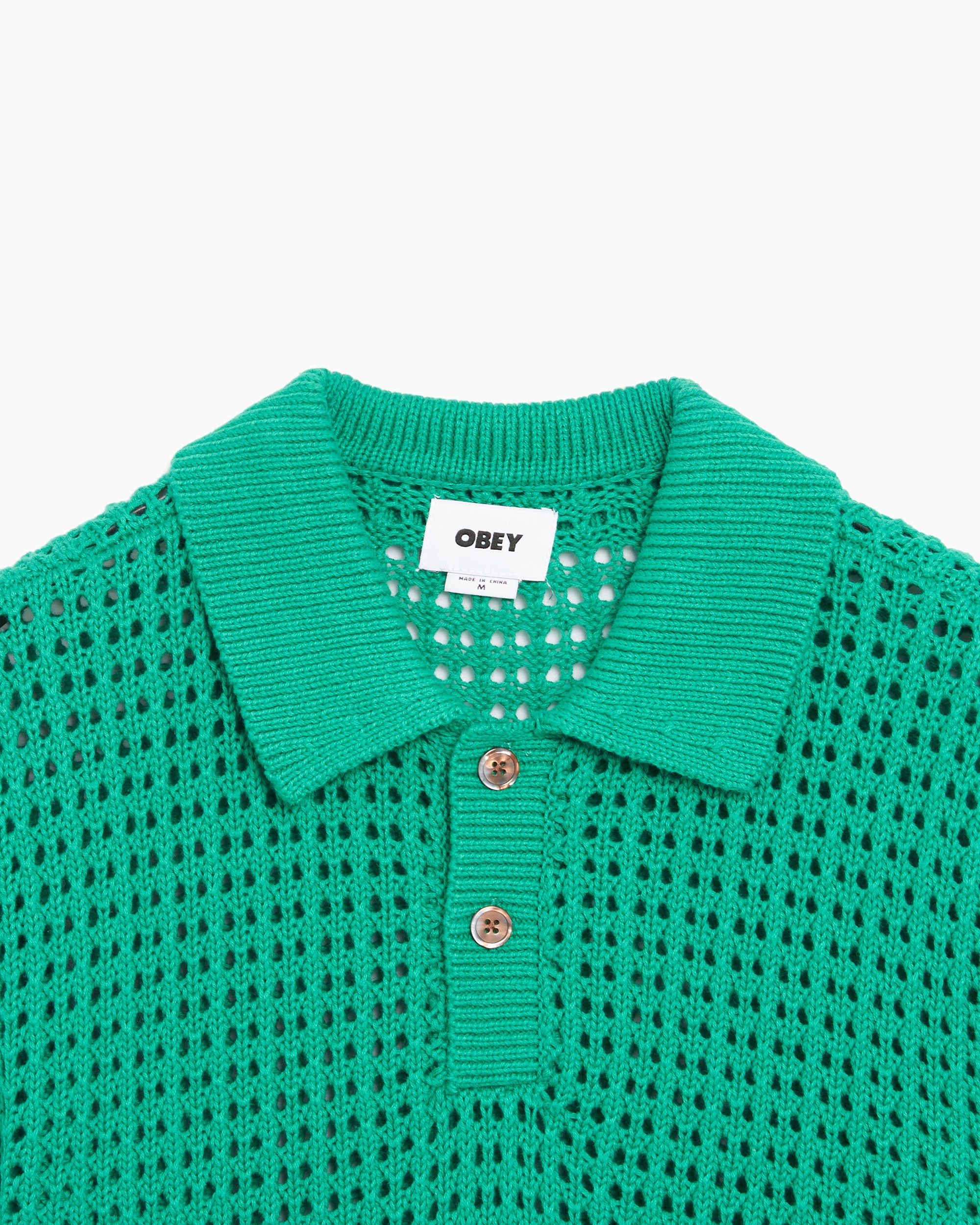 Polo shirts OBEY Clothing Obey Kody Men's Polo Men's Polo Shirt - 151000104-GRN