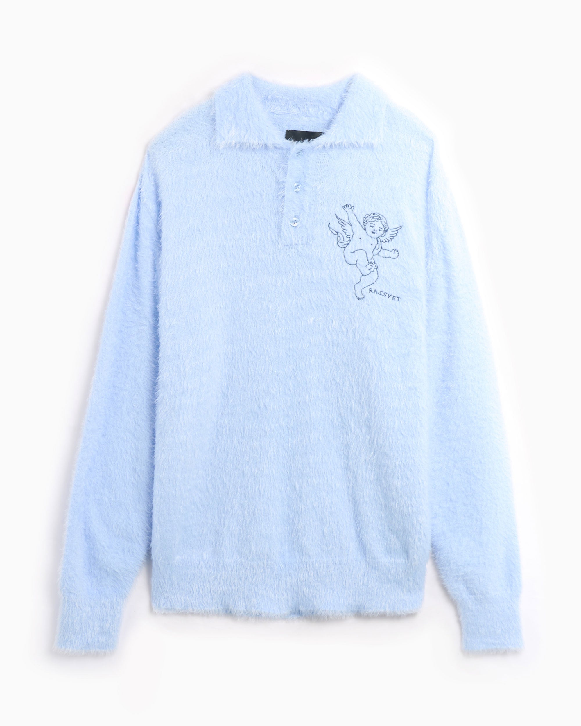 Polo shirts Rassvet Angel Men's Mohair Knit Polo Men's Polo Shirt - PACC15N003-1