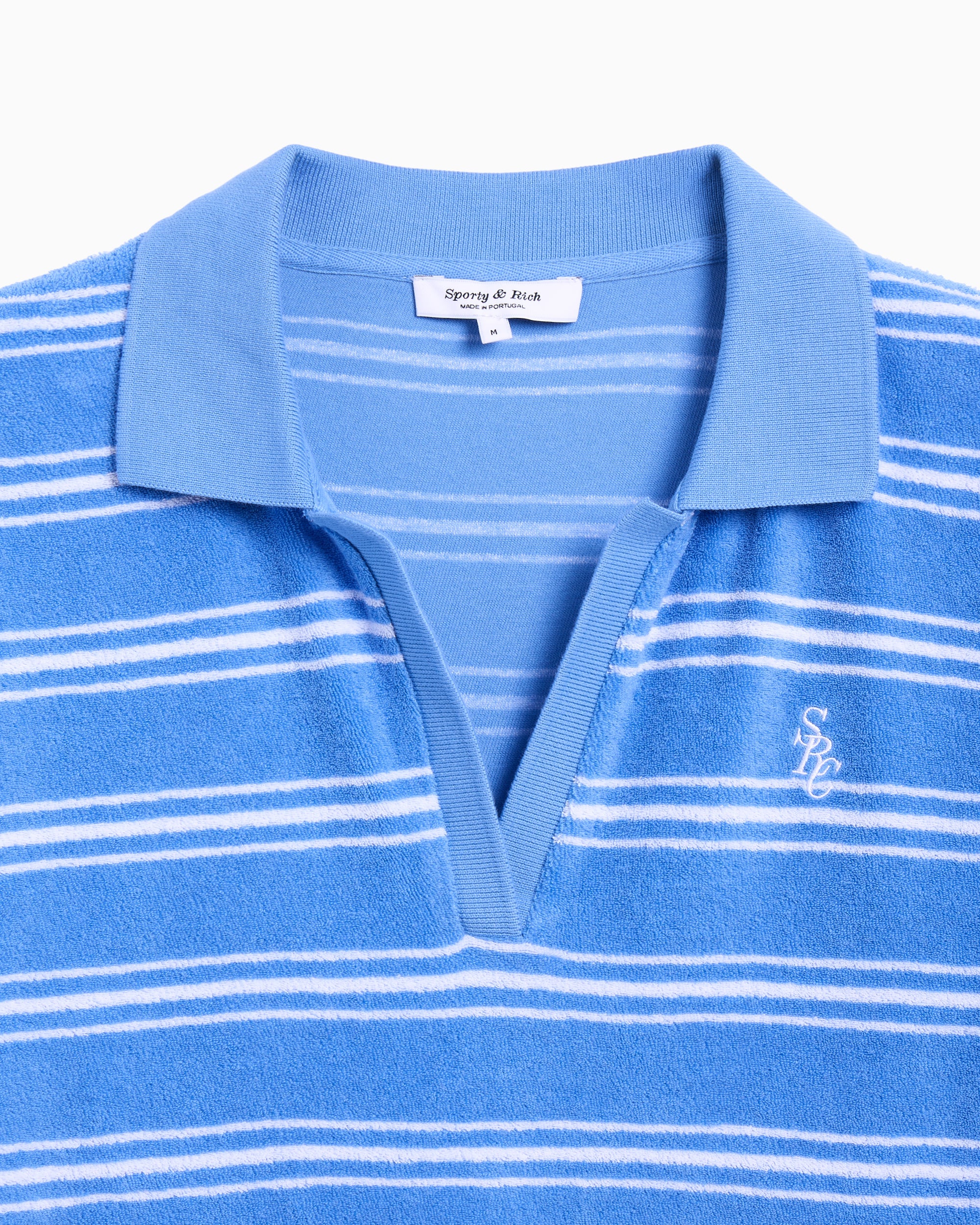 Polo shirts Sporty & Rich SRC Terry Striped Women's Polo Shirt - TO001620302BL24