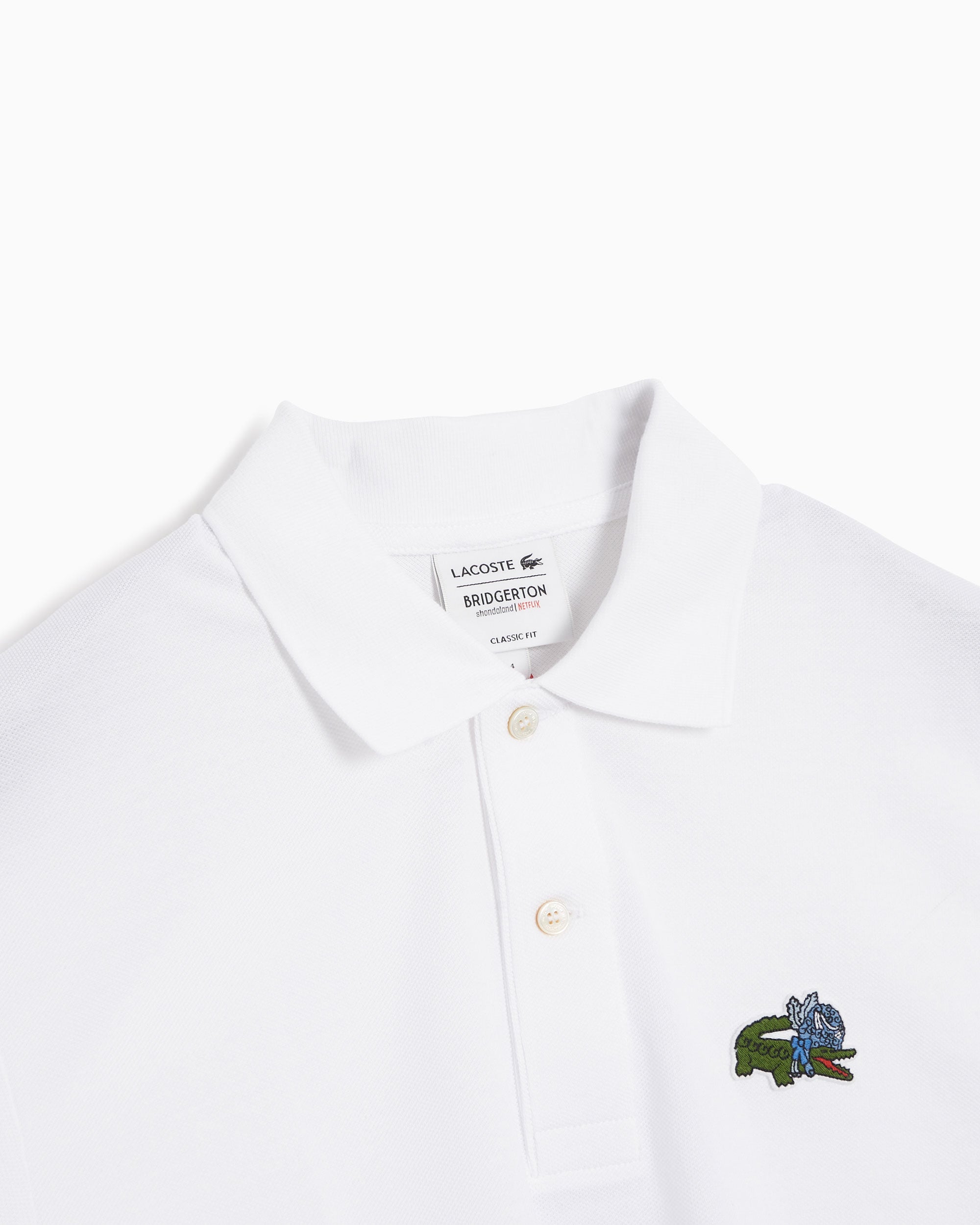 Polo shirts X Netflix Lacoste x Netflix Men's Polo "Bridgerton" Men's Polo Shirt - PH7057-00-VIK