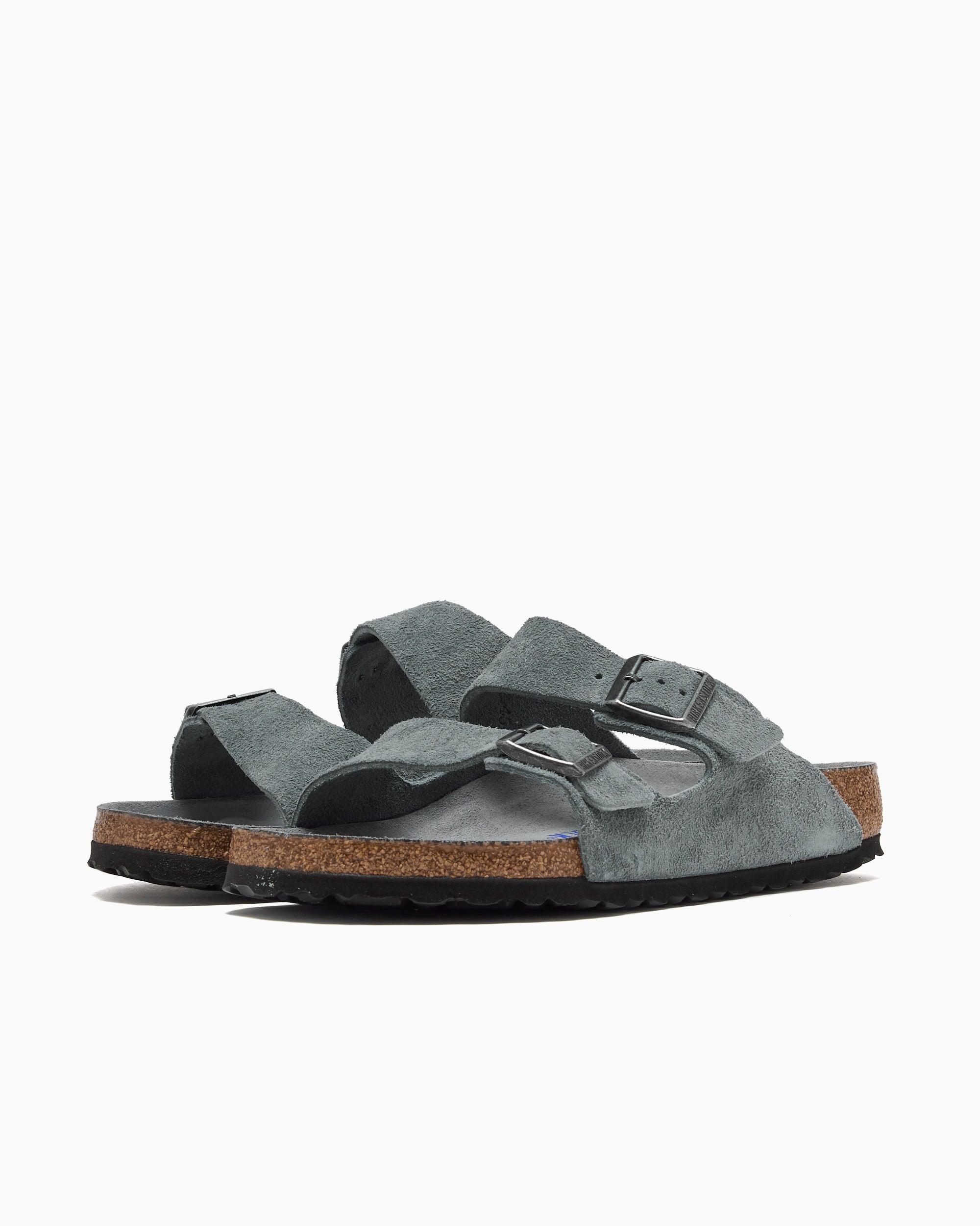 Sandals BIRKENSTOCK Arizona Soft Footbed Suede Leather Regular - 1030860