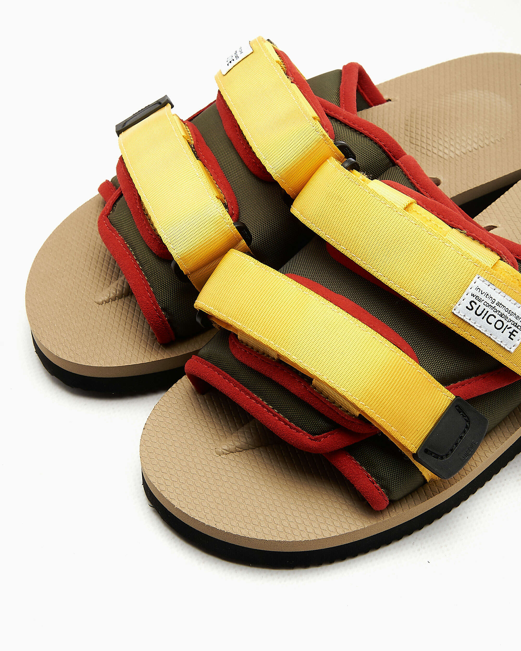 Sandals Suicoke Moto Cab Olive/Beige - OG-056Cab._131