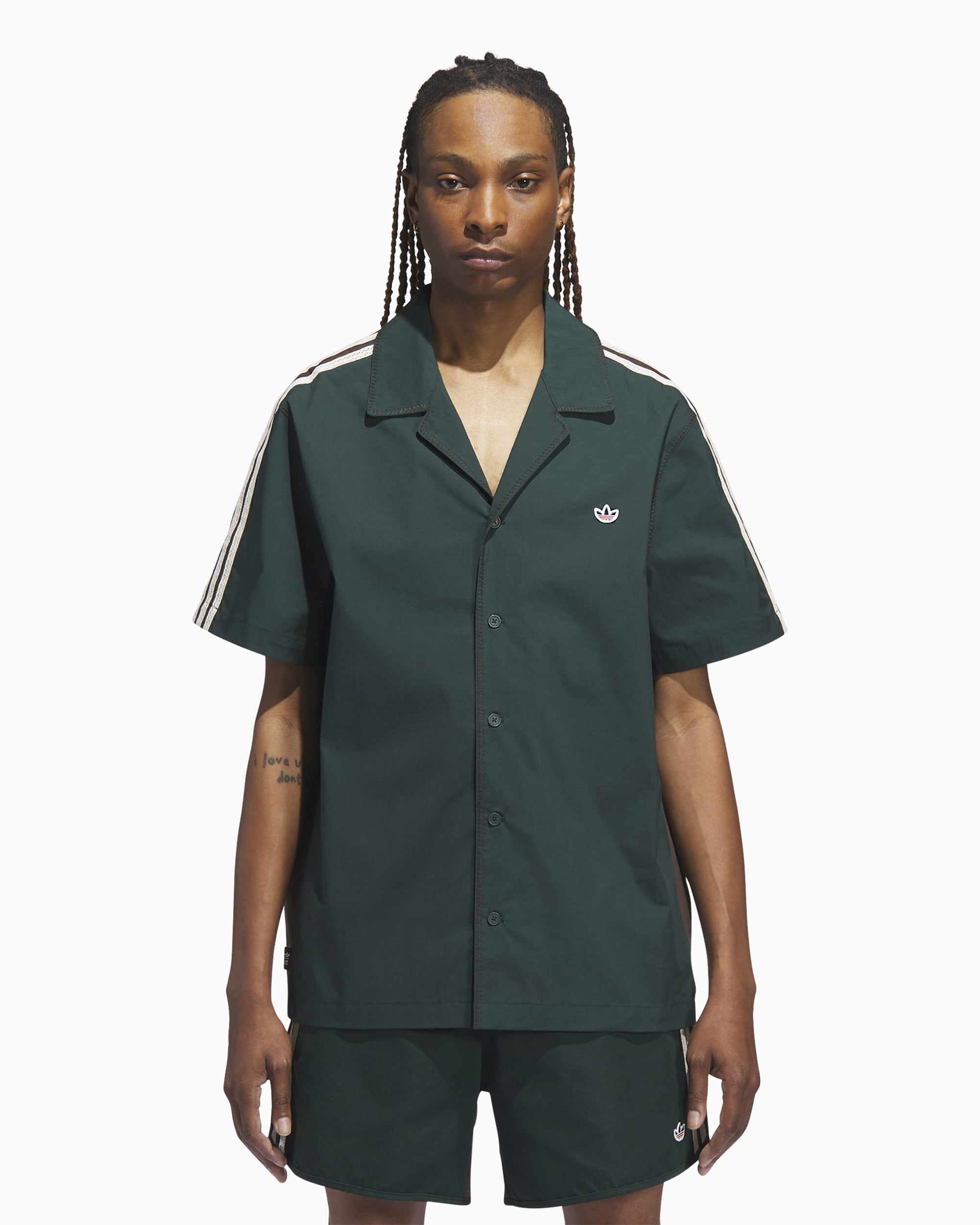 Shirts adidas Originals x CLOT Bowling Short-Sleeved Unisex Shirt - JP3870