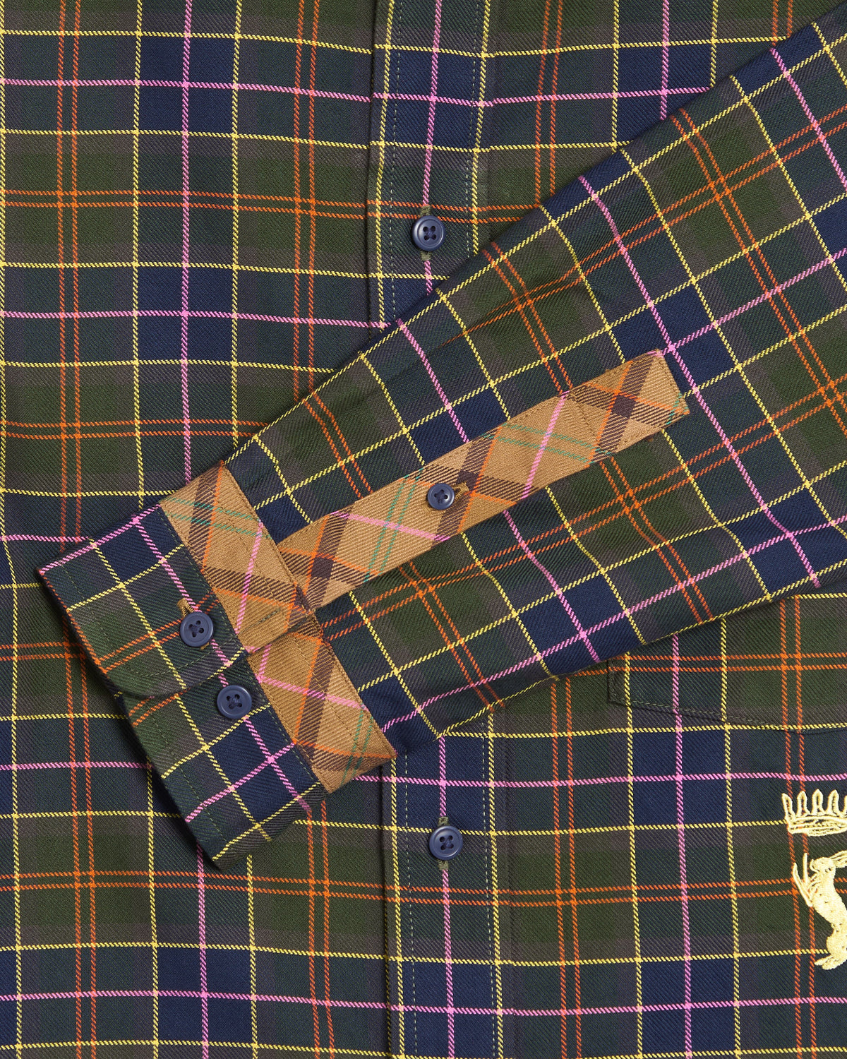 Shirts Barbour x Paul Smith Tartan Plaid Men's Shirt - MSH5851TN11