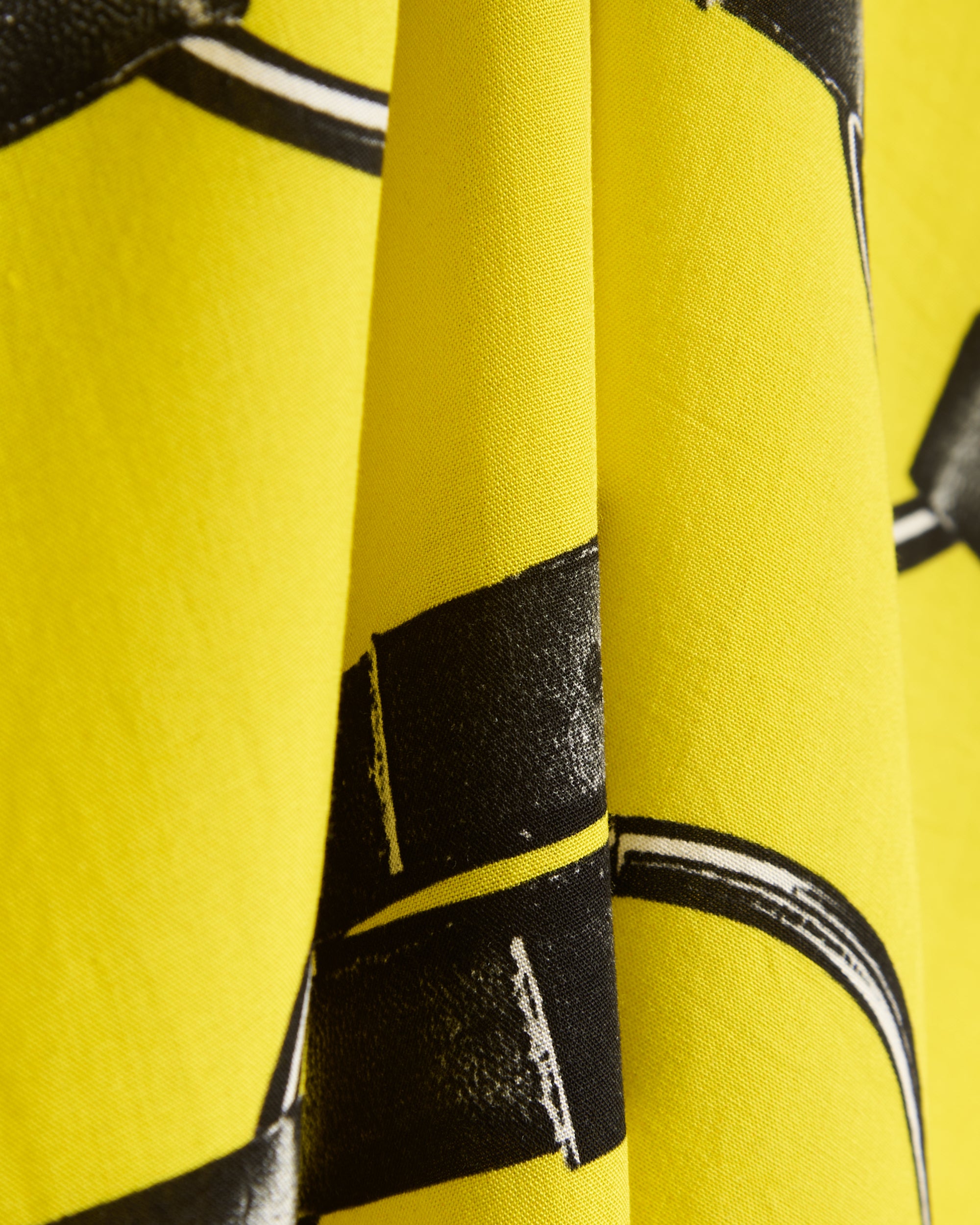 Shirts Pleasures Straps Men's Button Down Short Sleeve Shirt Men's Shirt - P24SU020-YELLOW