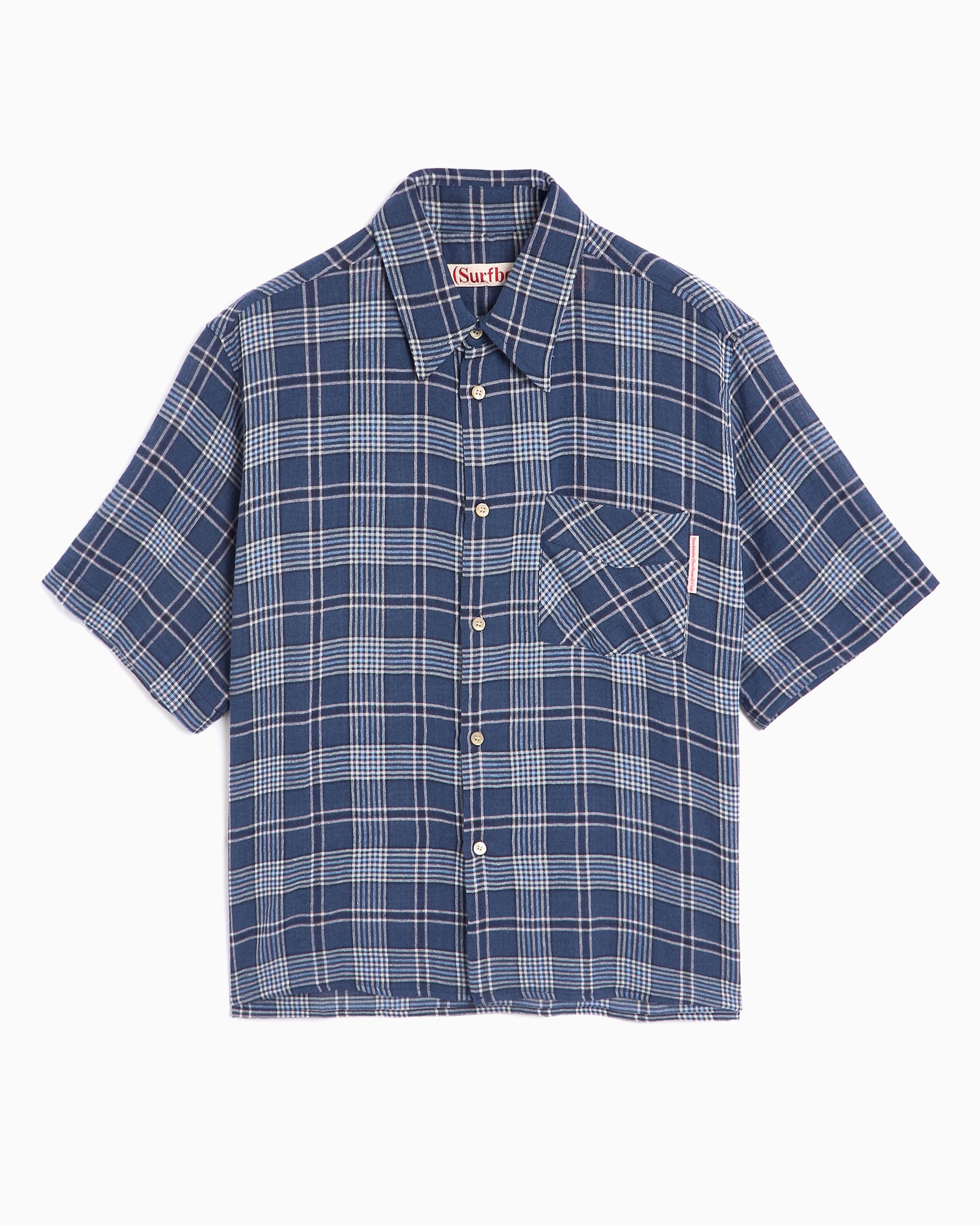 Shirts Stockholm (Surfboard) Club Jerry Men's Shirt Men's Shirt - U4000164-Blue Check