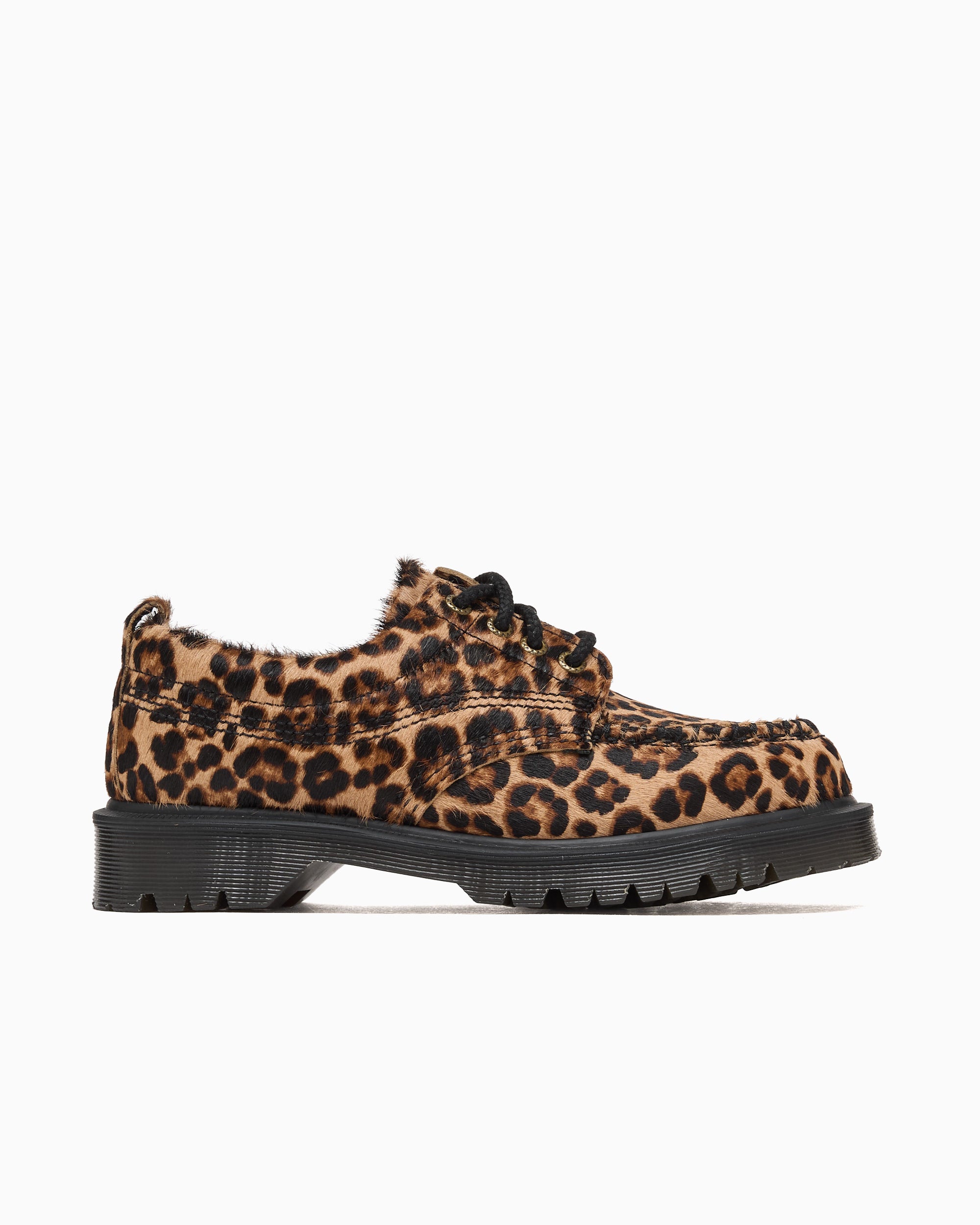 Shoes Dr. Martens Lowell Archive Leopard Hair On Unisex Shoes - 42721200