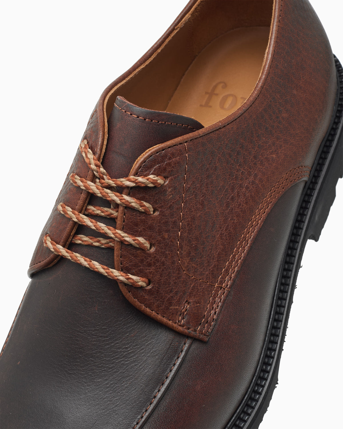 Shoes forét x Pennon 4 Eye Derby Vibram Men's Shoes - F5599-BROWN