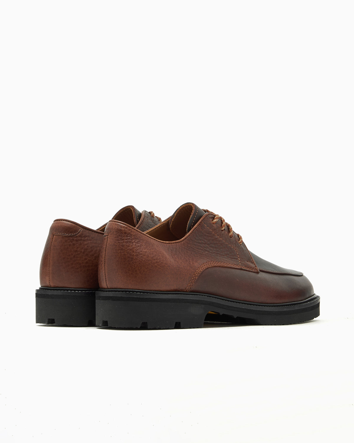 Shoes forét x Pennon 4 Eye Derby Vibram Men's Shoes - F5599-BROWN