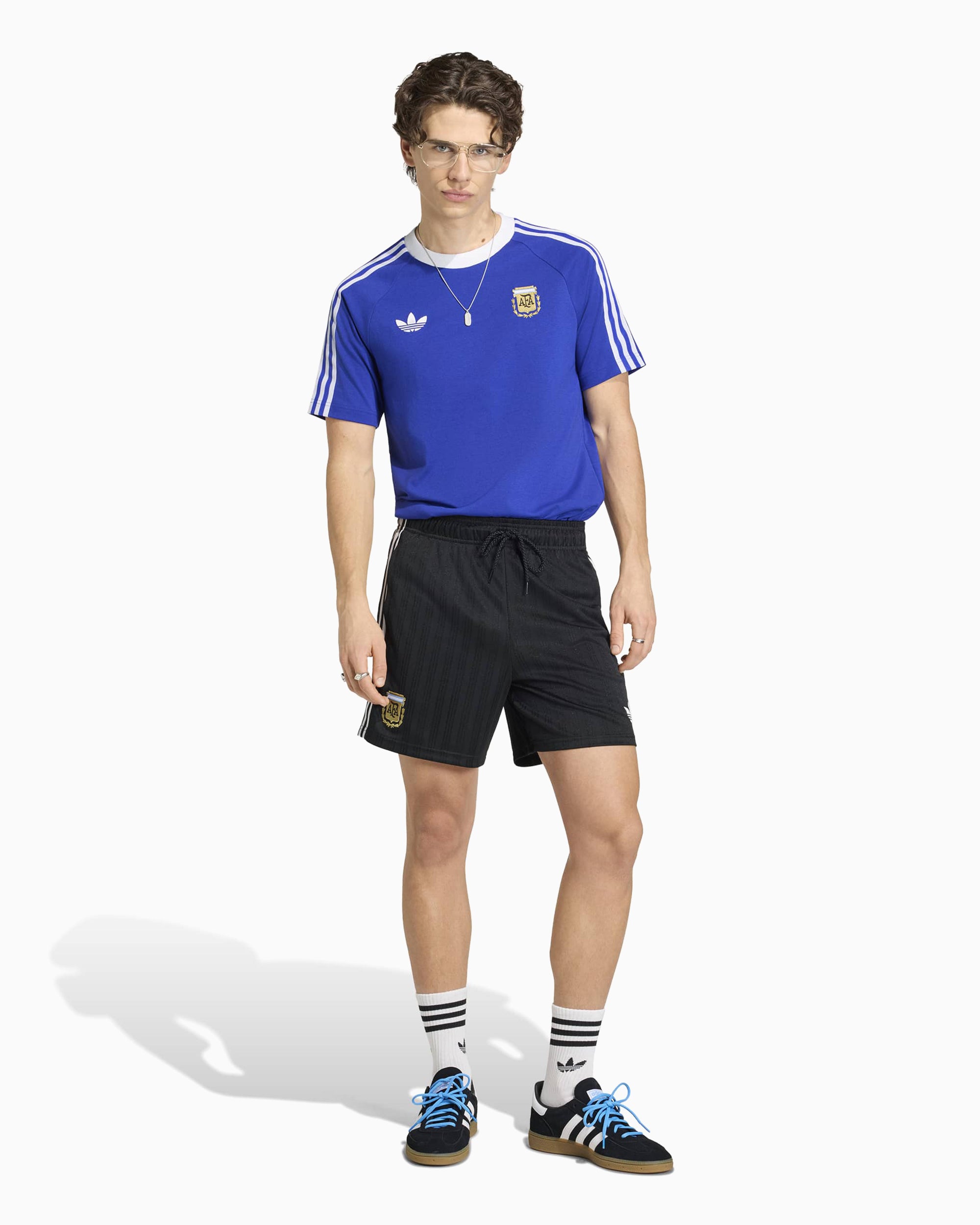Shorts adidas Originals Argentina National Football Team Logo Men's Shorts - JZ6308