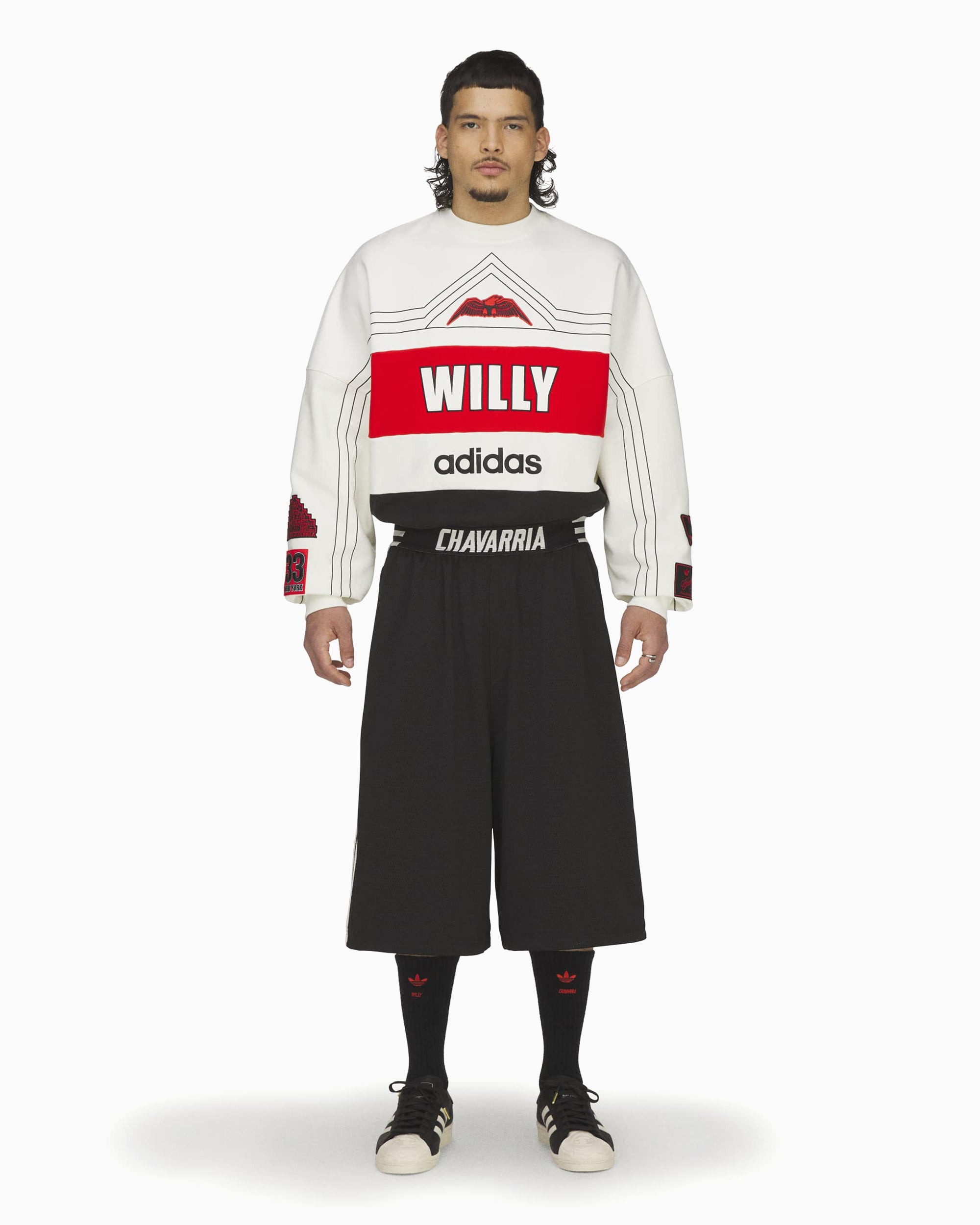 Shorts adidas Originals x Willy Chavarria Mesh Oversize Men's Shorts - KR8682