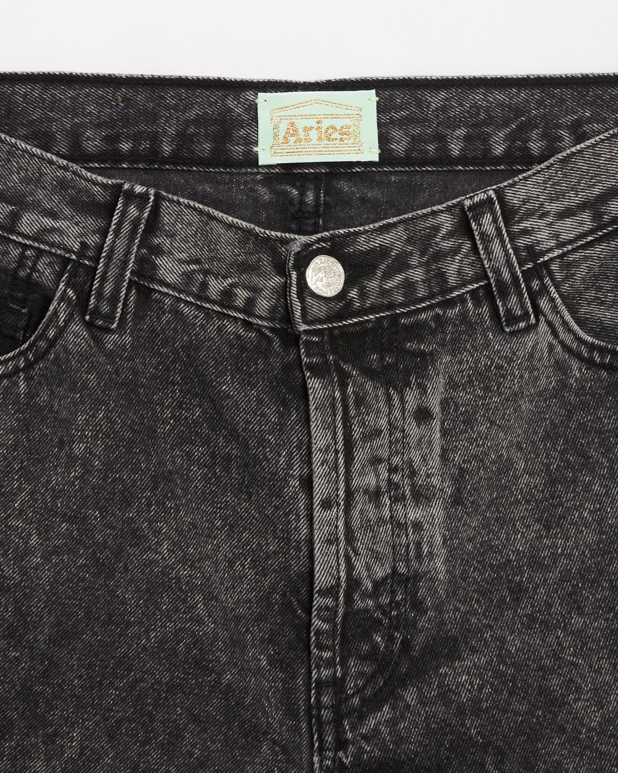 Shorts Aries Acid Wash Men's Denim Shorts Men's Shorts - RUAR30204