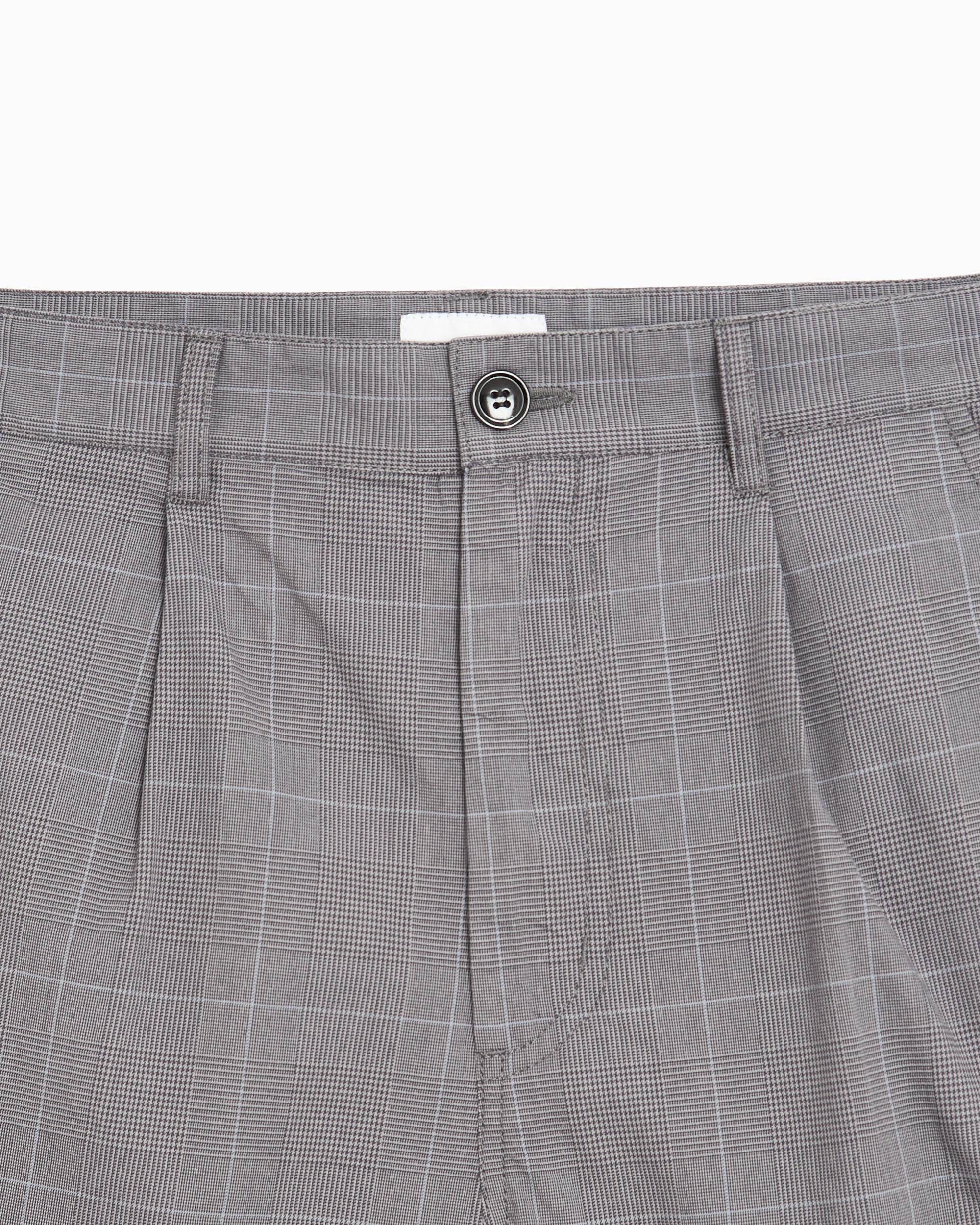 Shorts OBEY Clothing Olivia Checkered Relaxed Women's Chino Pants - 272100060-GRY