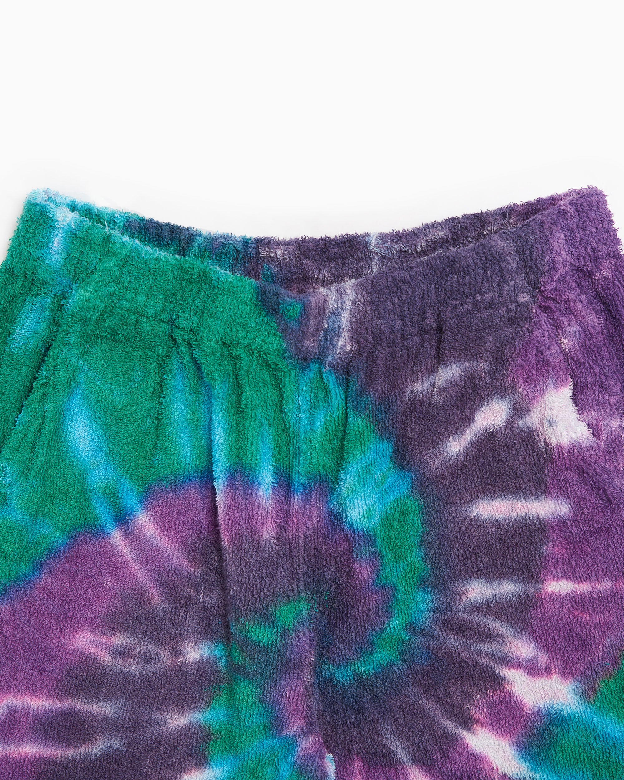 Shorts South2 West8 Men's String Easy Shorts Men's Shorts - OT516-A-Green/Purple