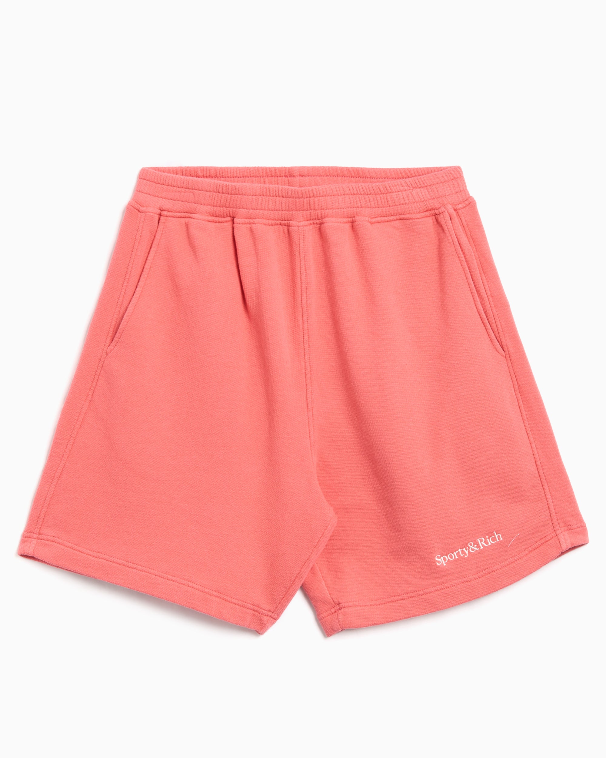 Shorts Sporty & Rich Serif Logo Unisex Soft Gym Shorts Unisex Shorts - SH007S402SC