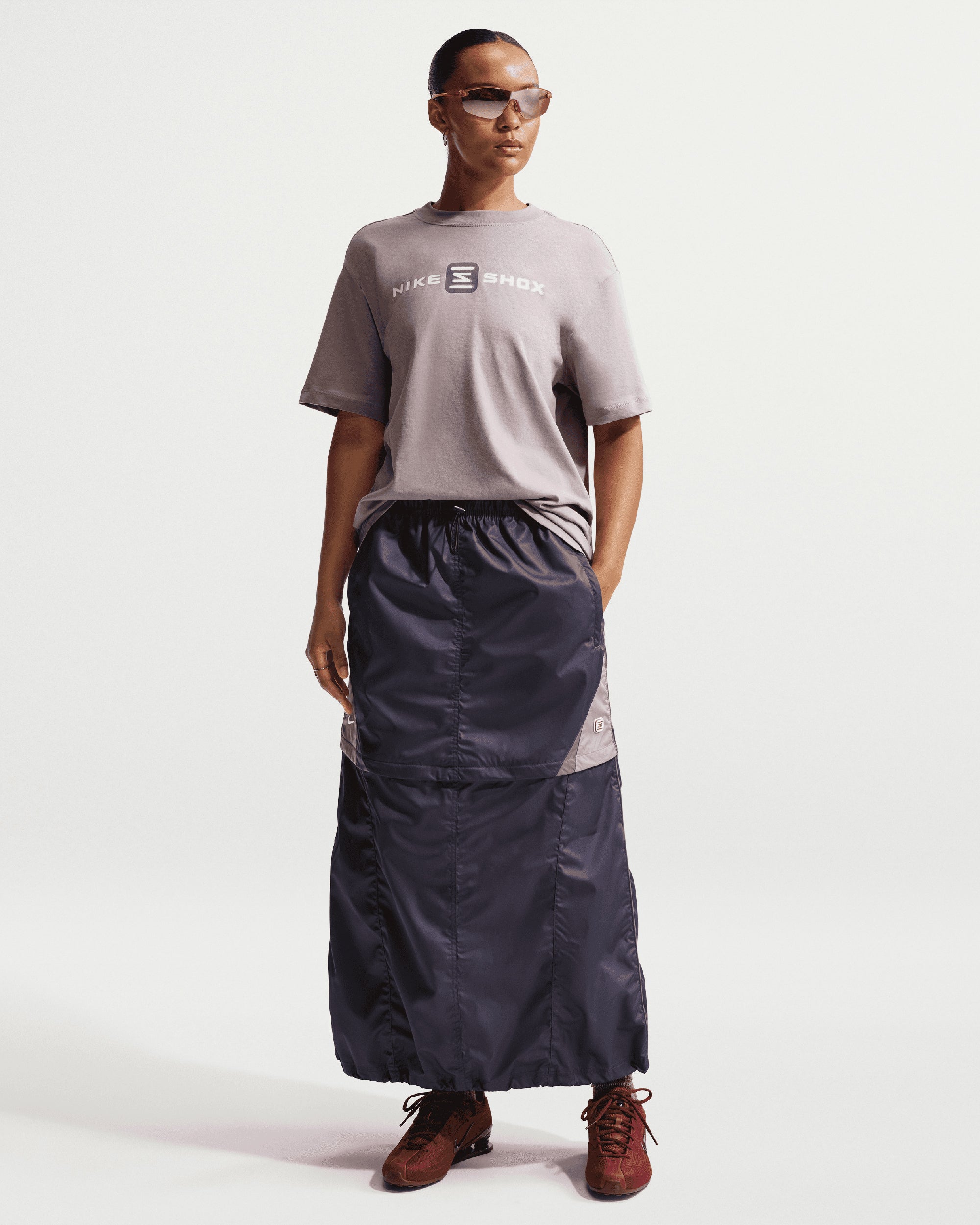 Skirts Nike Sportswear Shox Detachable Relaxed Women's Long Skirt - IH0261-573
