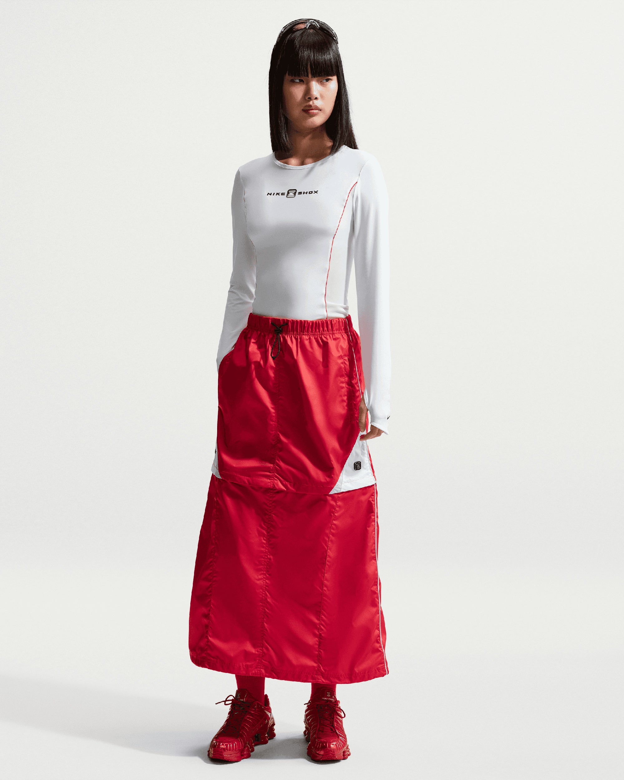 Skirts Nike Sportswear Shox Detachable Relaxed Women's Long Skirt - IH0261-657