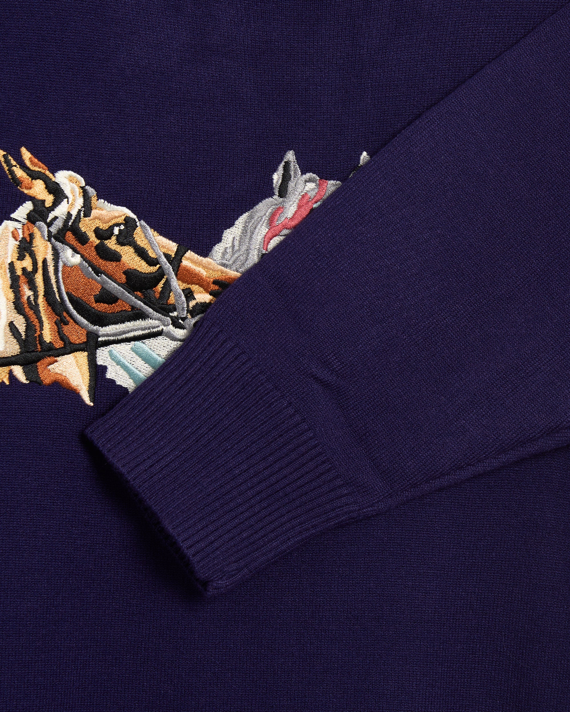 Sweaters Hélas. Horses Graphic Men's Sweater - A05S3D1KNTCRW02