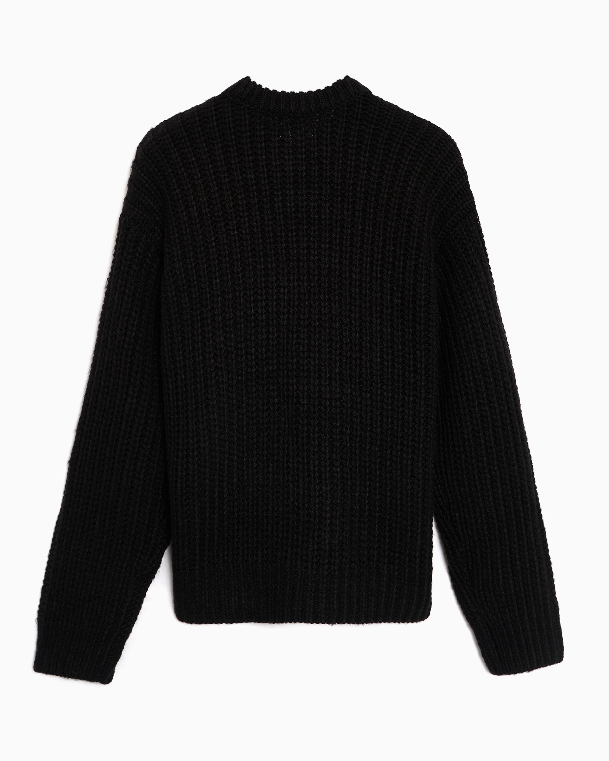 Sweaters OBEY Clothing Collegiate Logo Relaxed Men's Sweater - 151000110-BKM