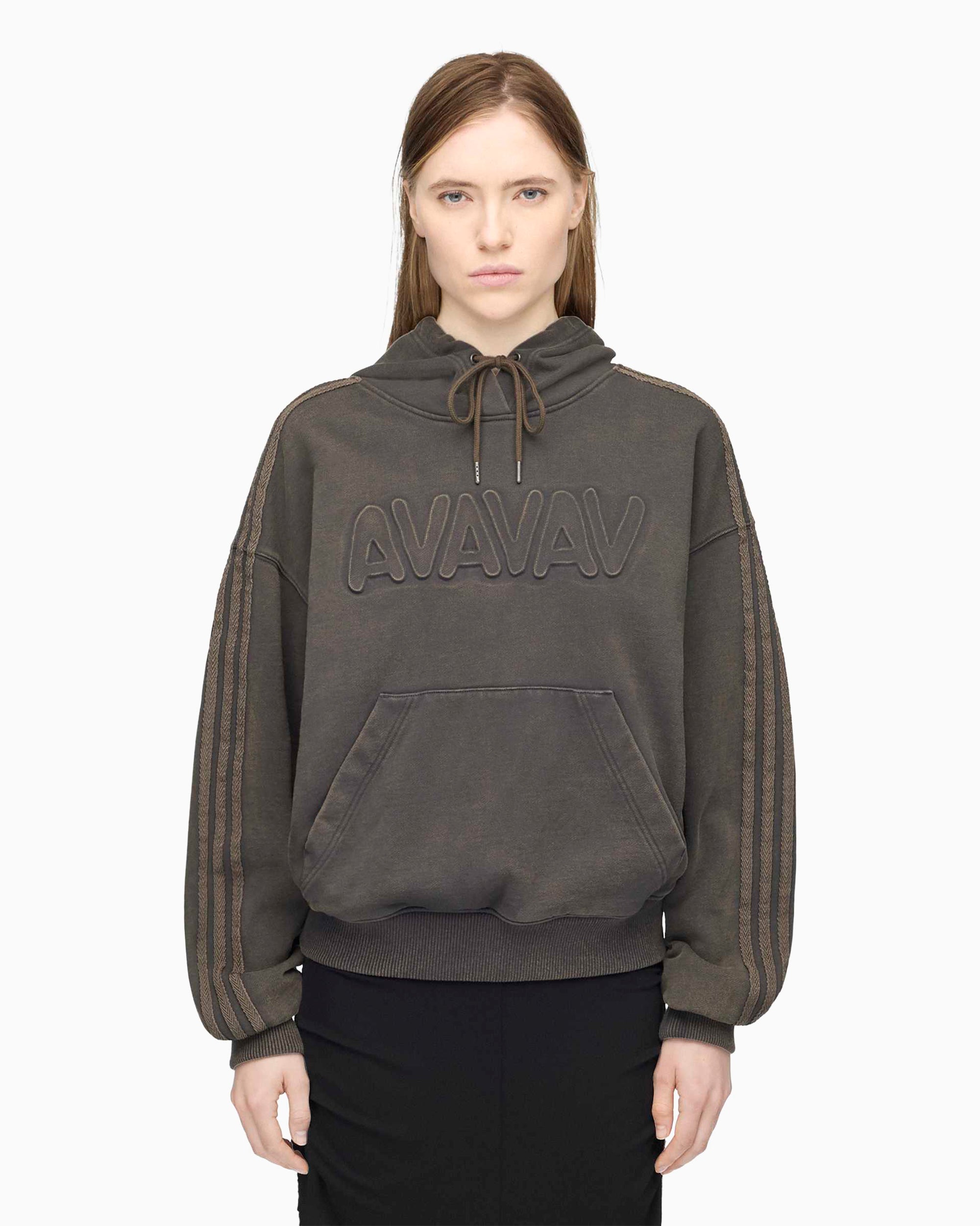 Sweatshirts adidas Originals x AVAVAV Shoulderless Logo Oversize Women's Hoodie - KF4970