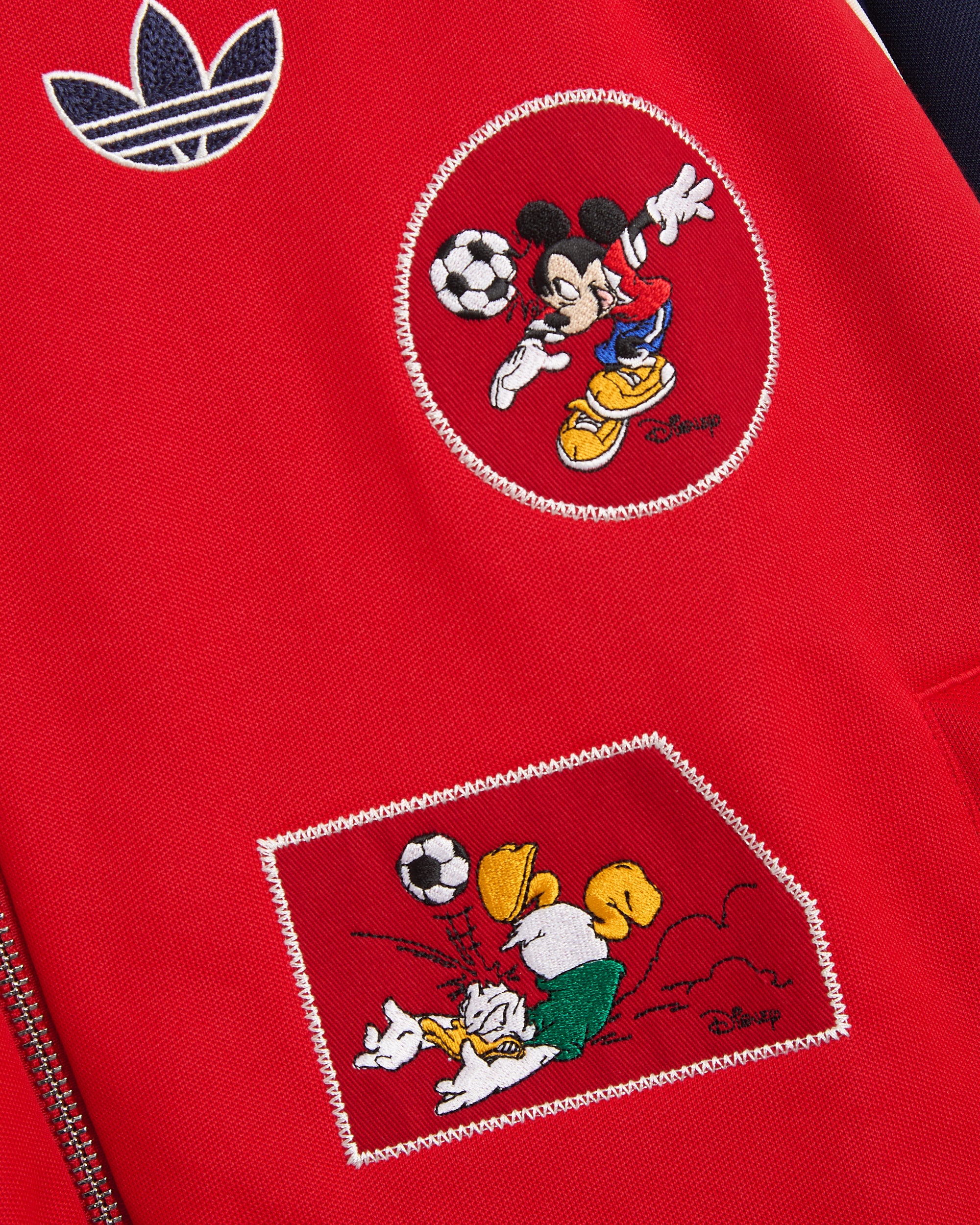 Sweatshirts adidas Originals x Brain Dead x Disney with patches Men's Zip-Up Sweatshirt - KR5176