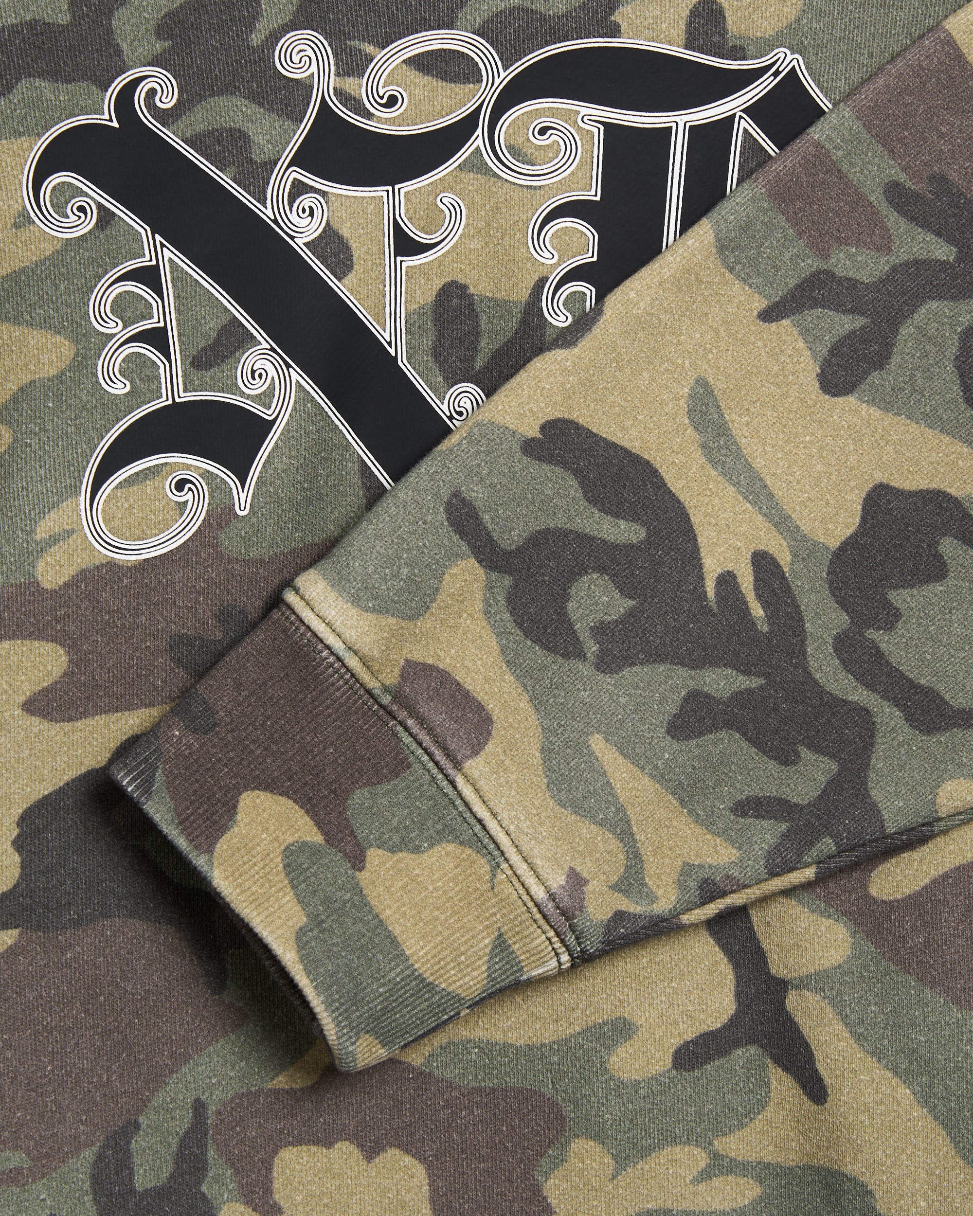 Sweatshirts Awake NY Old English Camo Men's Hoodie - AWK-FW25-HD002-CAMO