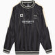 Carhartt WIP x F.C. Real Bristol Warm Up gestreept Sweatshirt Unisex