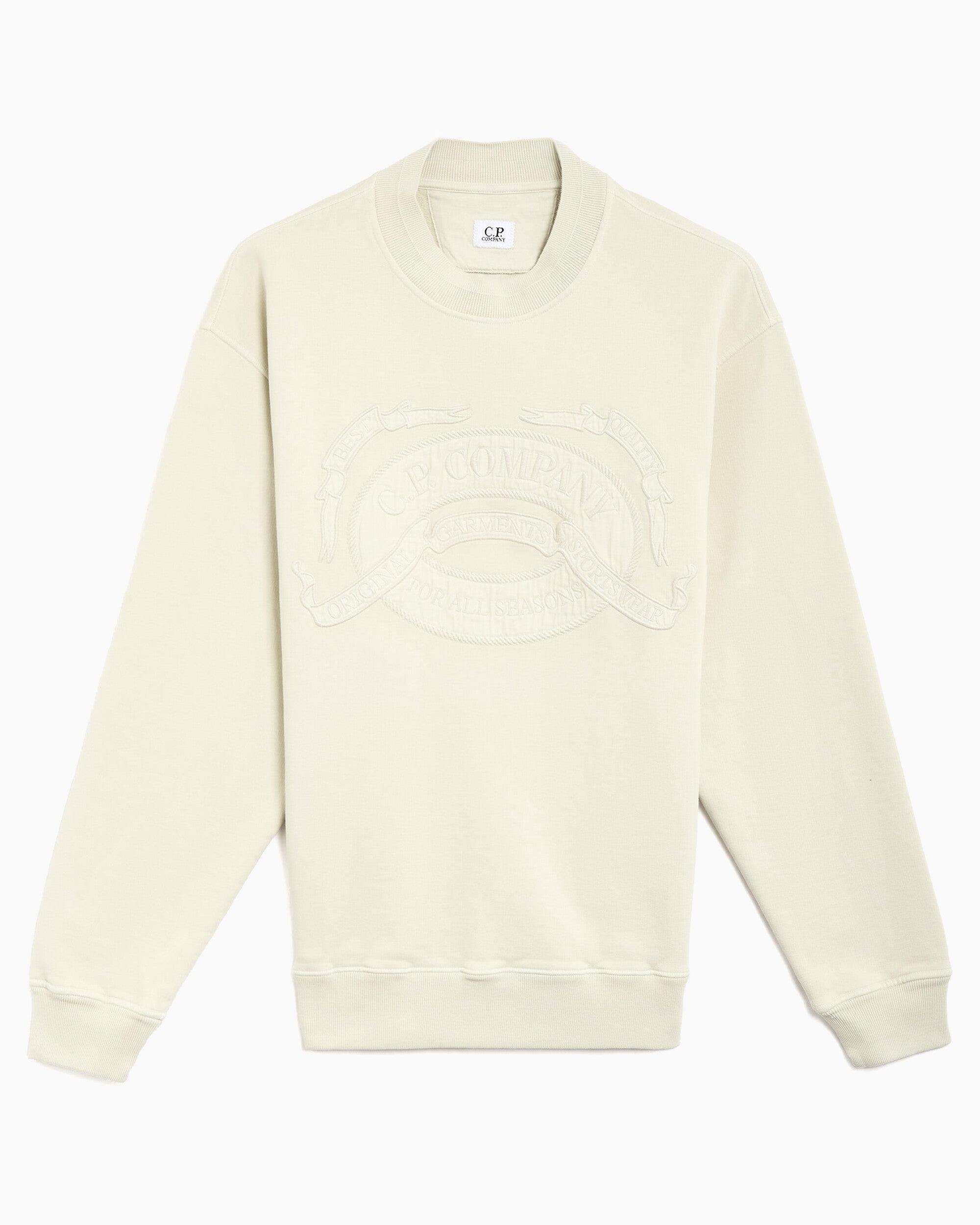 Sweatshirts CP Company Logo Embroidered Men's Sweatshirt - 21CMSS174A006453O-120