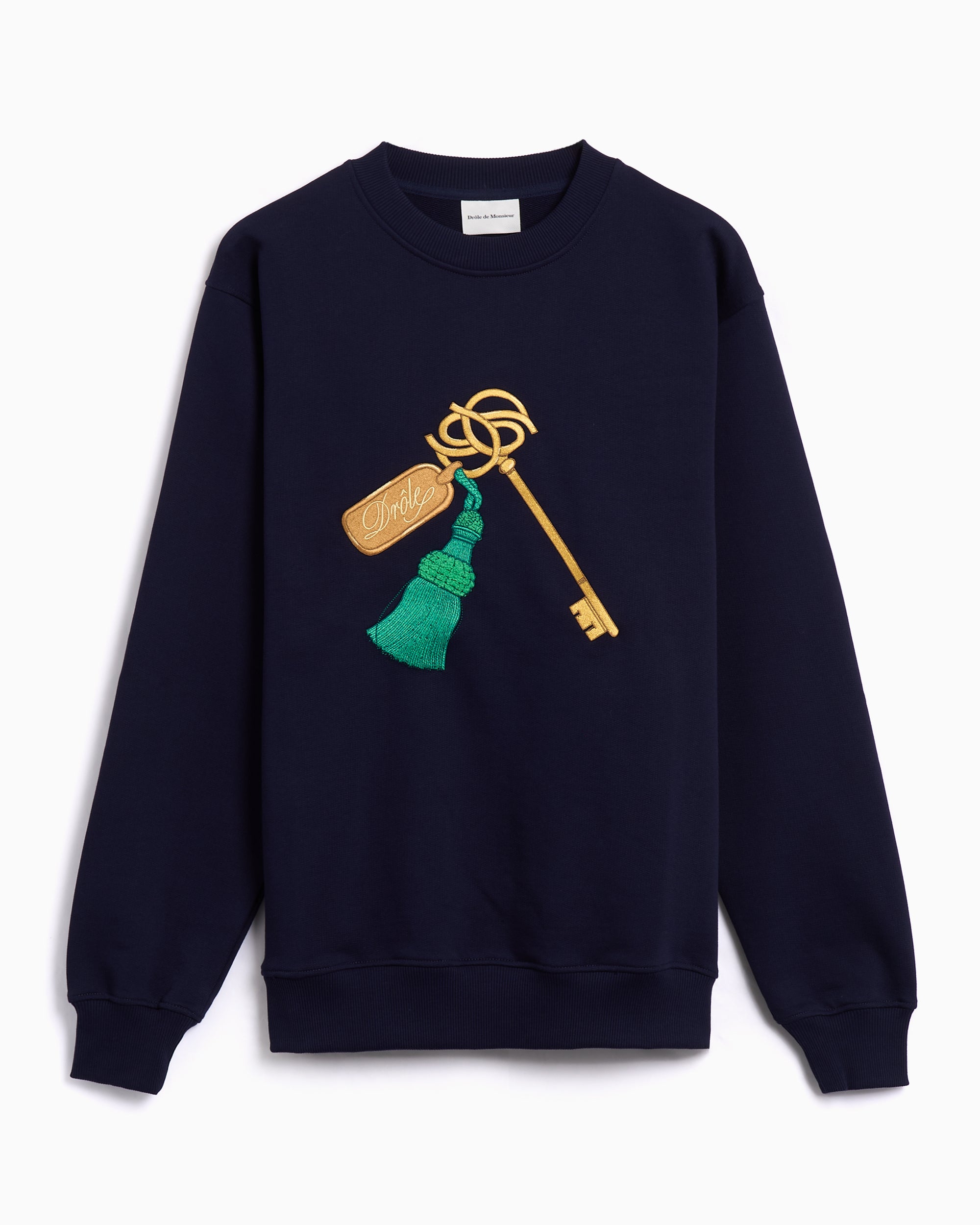 Sweatshirts Drôle de Monsieur Clef Relaxed Men's Sweatshirt - SW173-CO127-NY