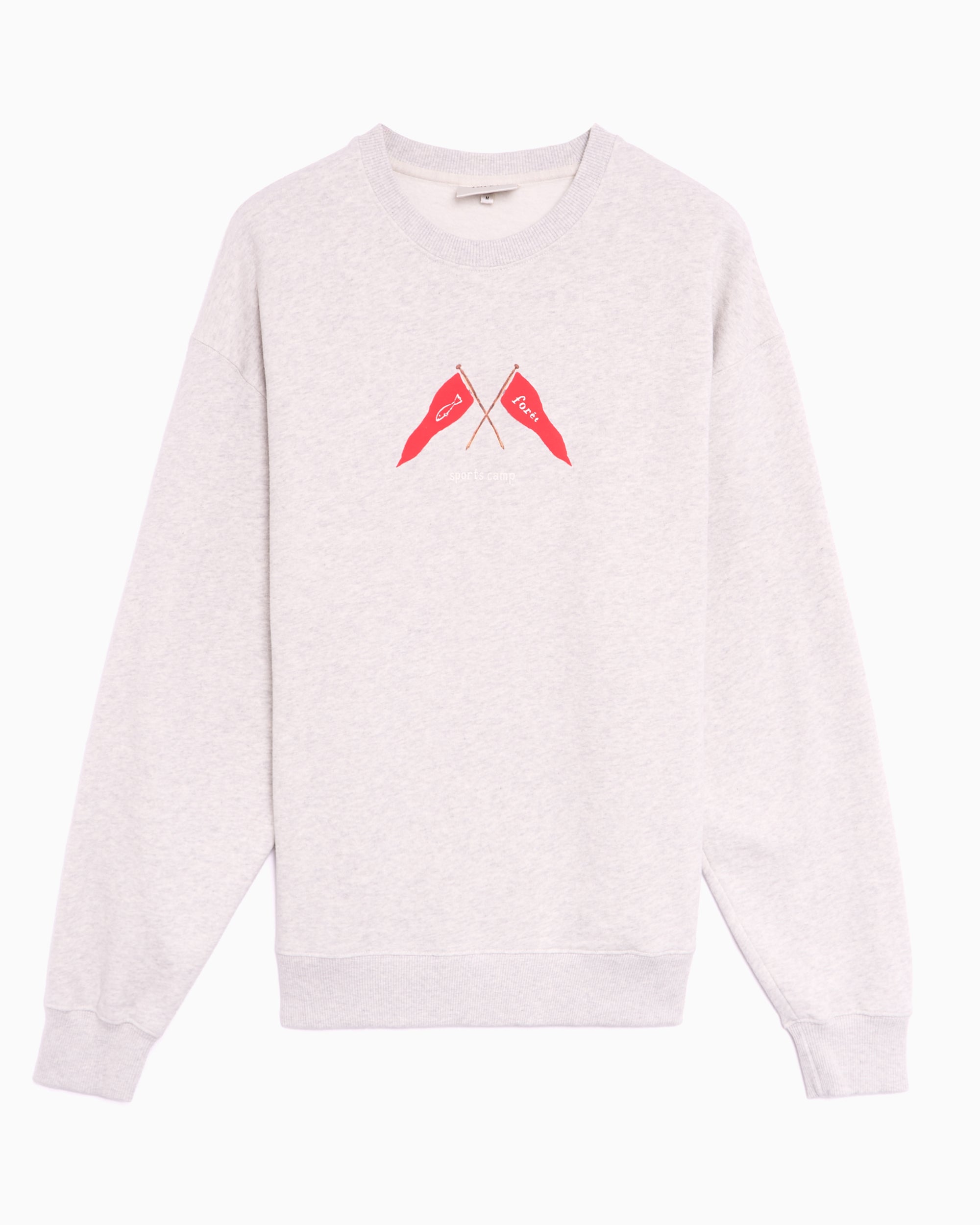 Sweatshirts forét Pennant Men's Sweatshirt - F1019-SNOWMELANGE