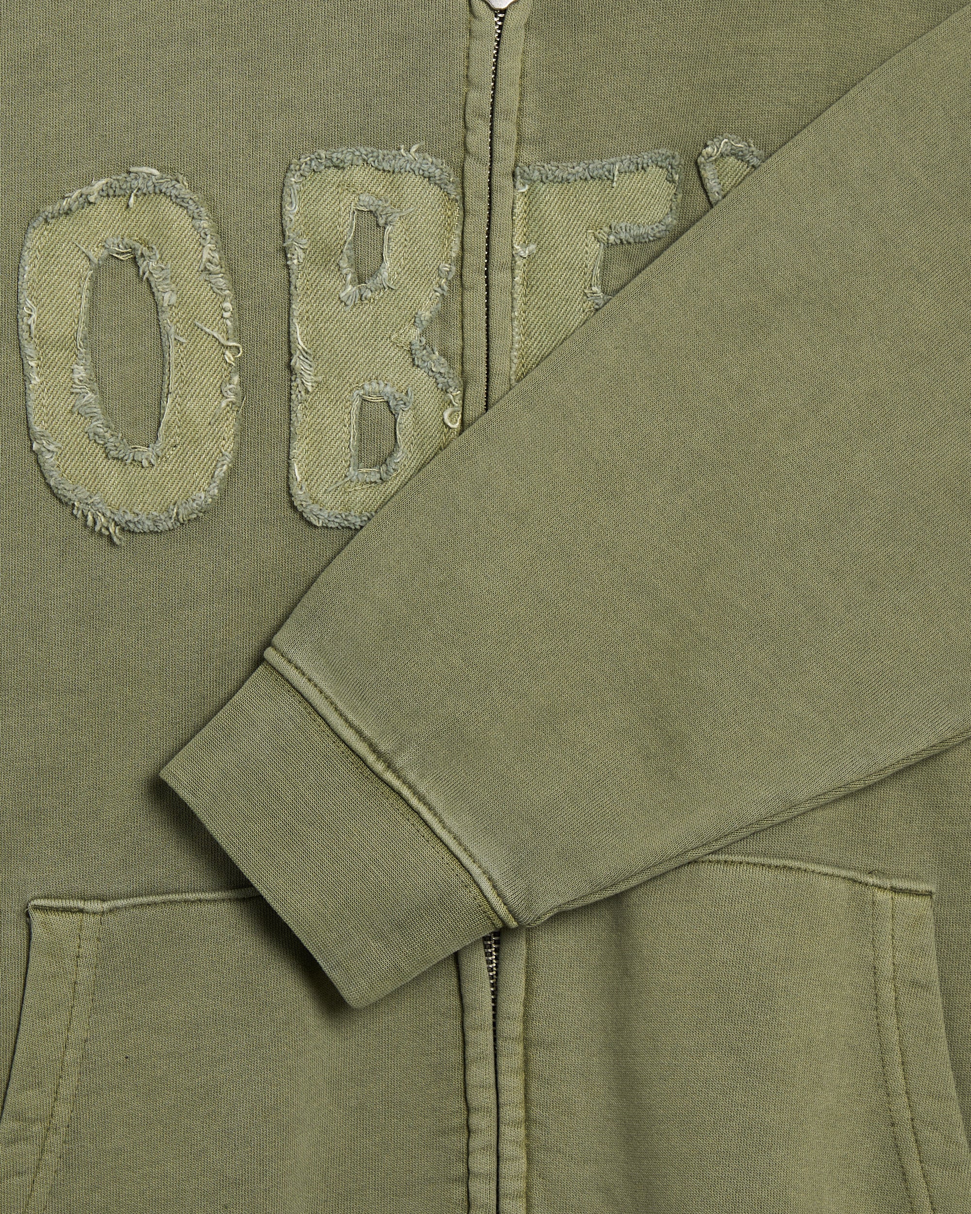 Sweatshirts OBEY Clothing Hybrid Faded Boxy Men's Zip-Up Sweatshirt - 112460032-DLN