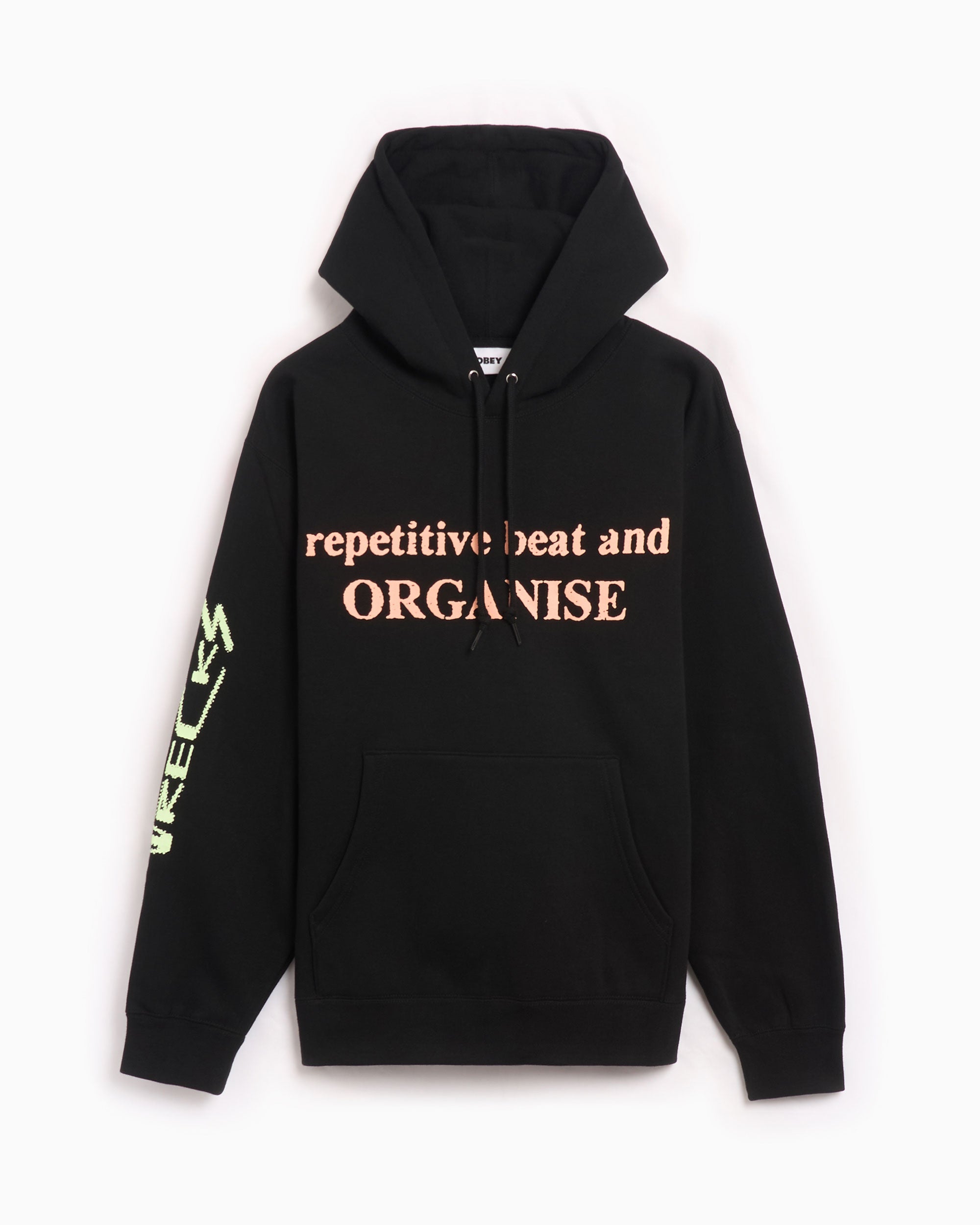 Sweatshirts OBEY Clothing x Klasse Wrecks Party & Survive Men's Hoodie Men's Hoodie - 112844276M-BLK