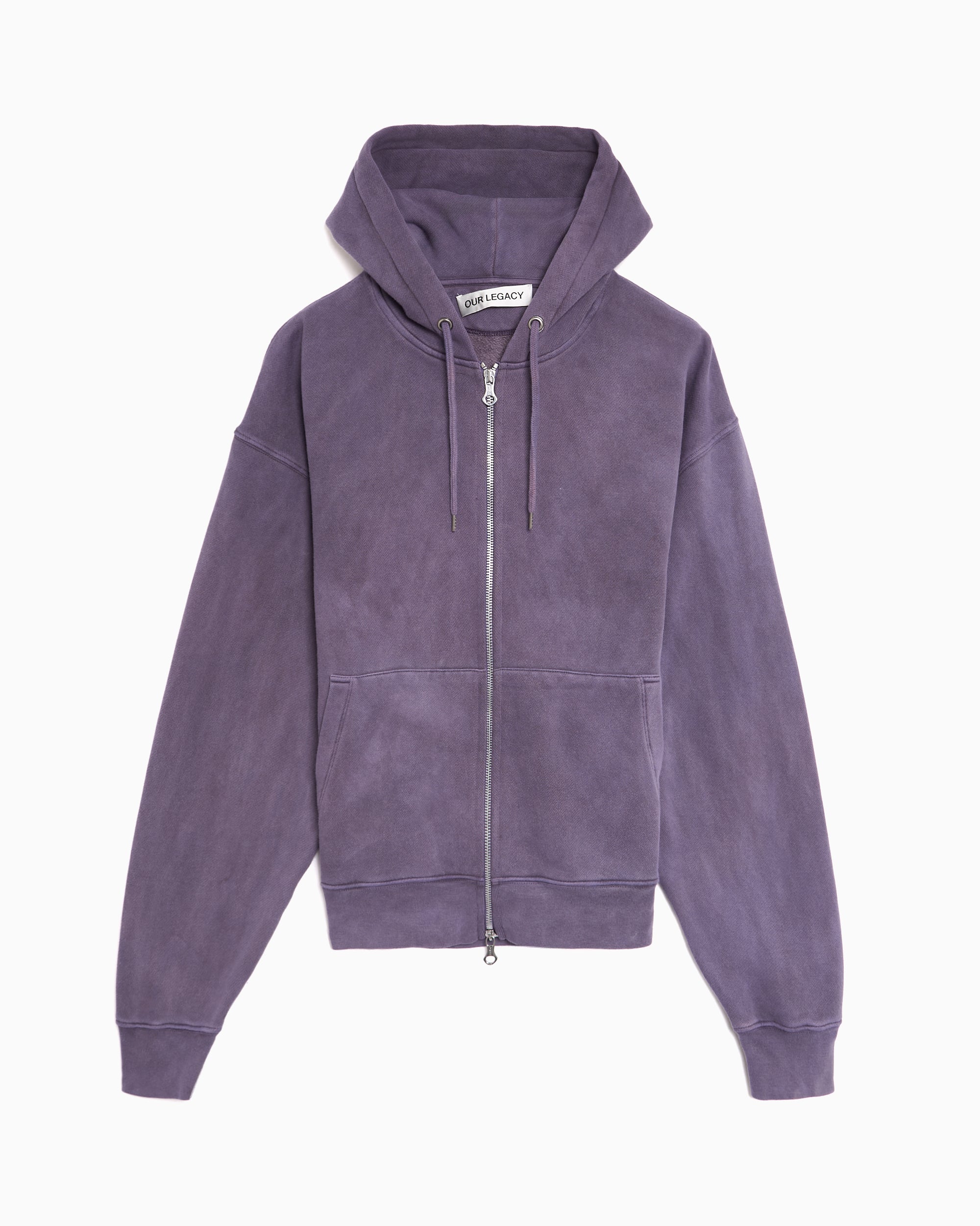 Sweatshirts Our Legacy Rascal Heavyweight With Hood Boxy Men's Zip-Up Sweatshirt - M2266RA