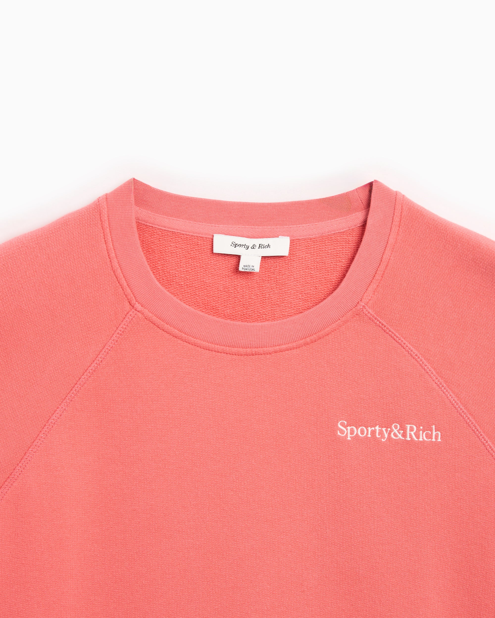 Sweatshirts Sporty & Rich Serif Logo Soft Unisex Sweatshirt Unisex Sweatshirt - WS047S402SC