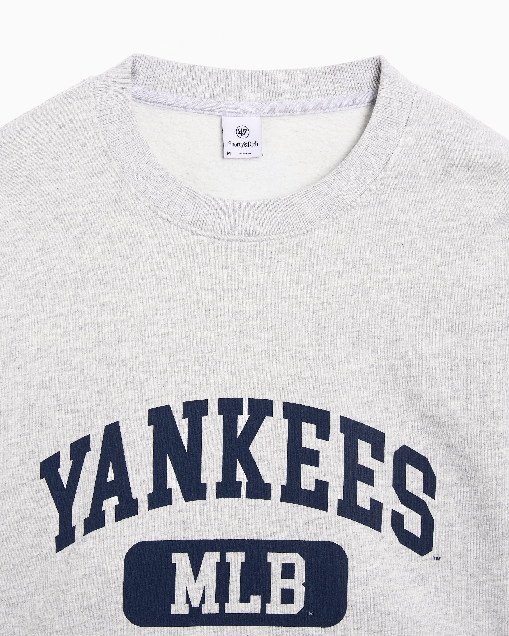 Sweatshirts Sporty & Rich x 47 Brand Yankees Ivy Logo Unisex Sweatshirt - ST071623660GY03
