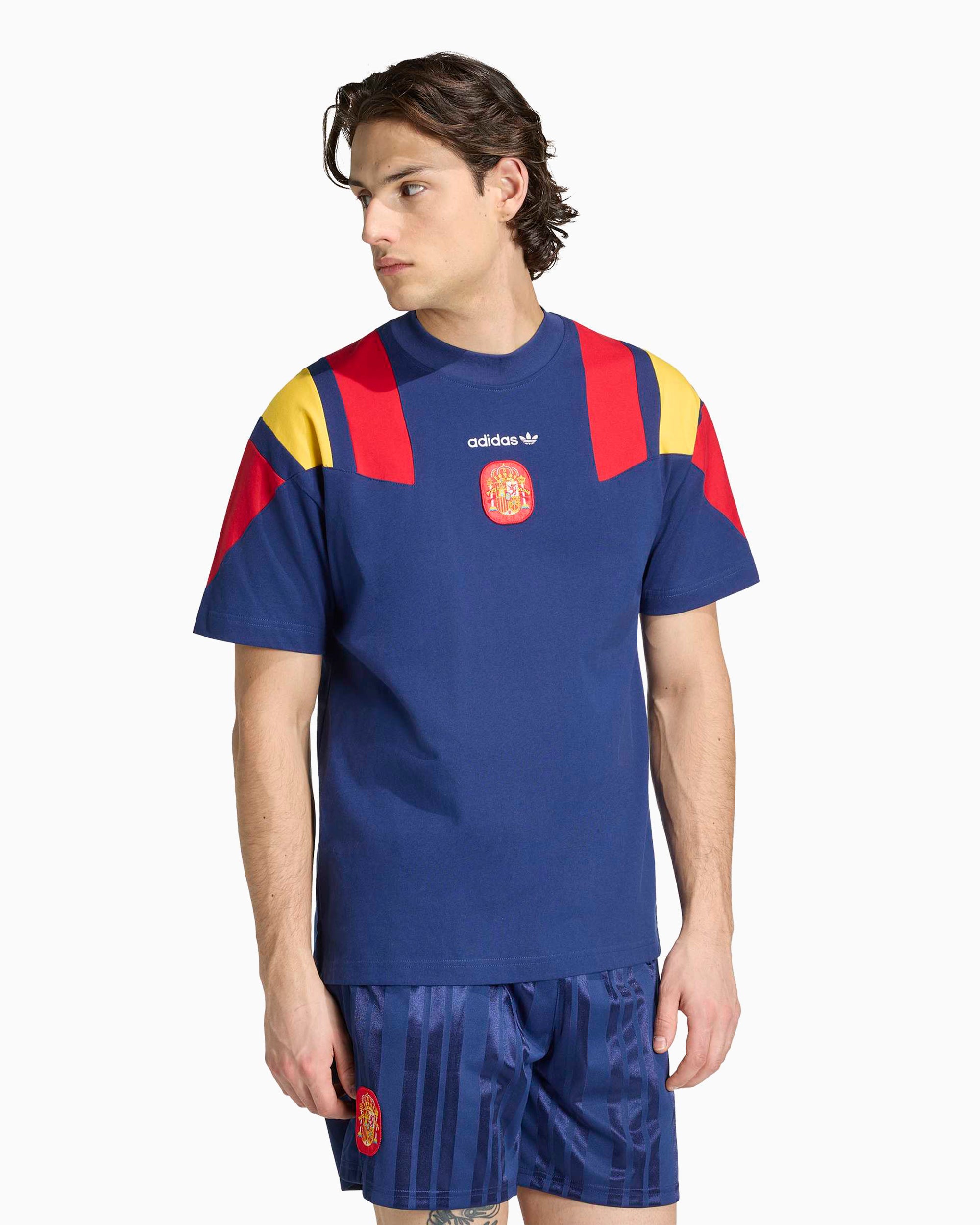T-Shirts adidas Originals EQT Spain Football Logo Relaxed Men's Jersey T-Shirt - KG2574