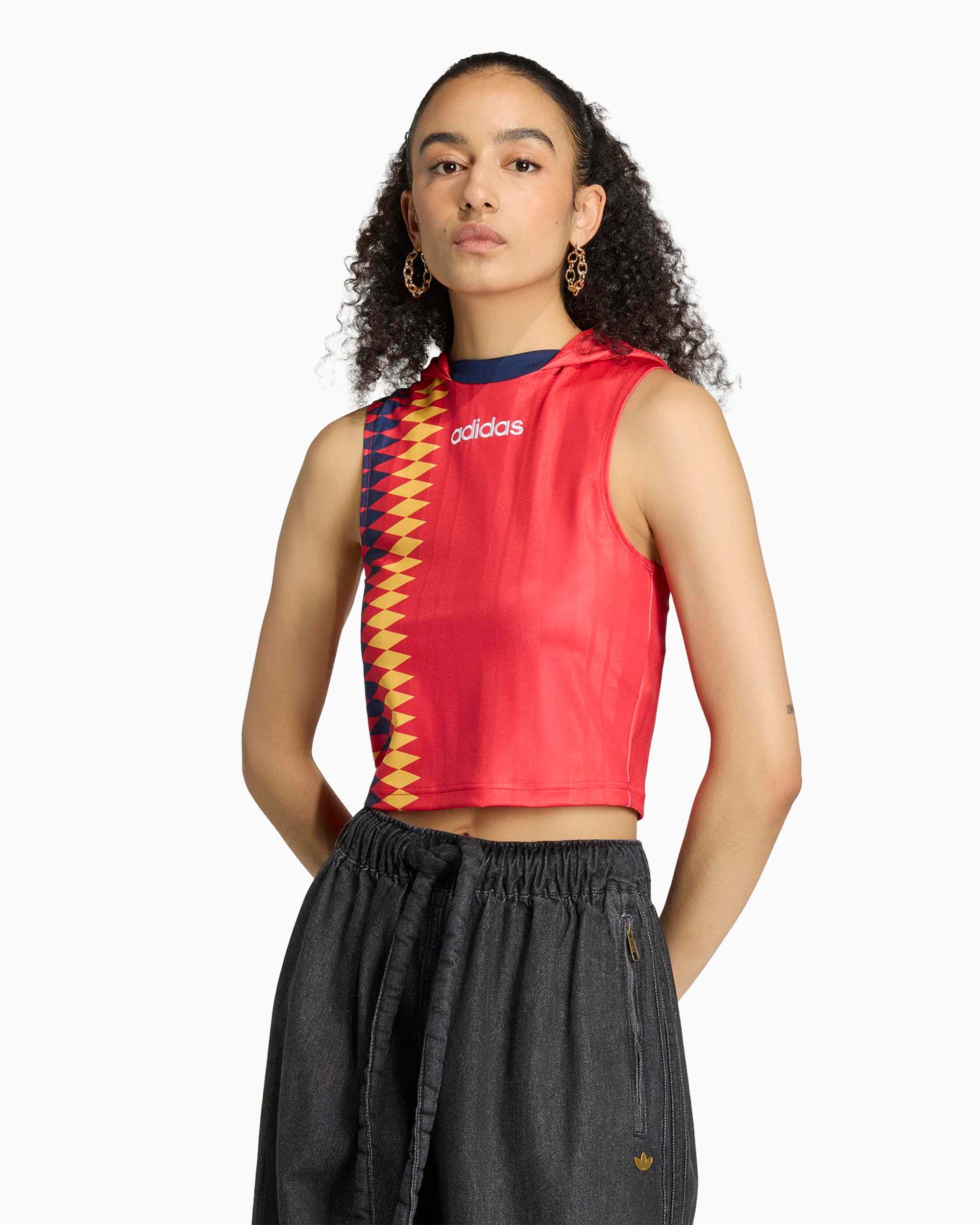 T-Shirts adidas Originals Spain Reconstructed Bringback Crop Women's Tank Top - KE2290