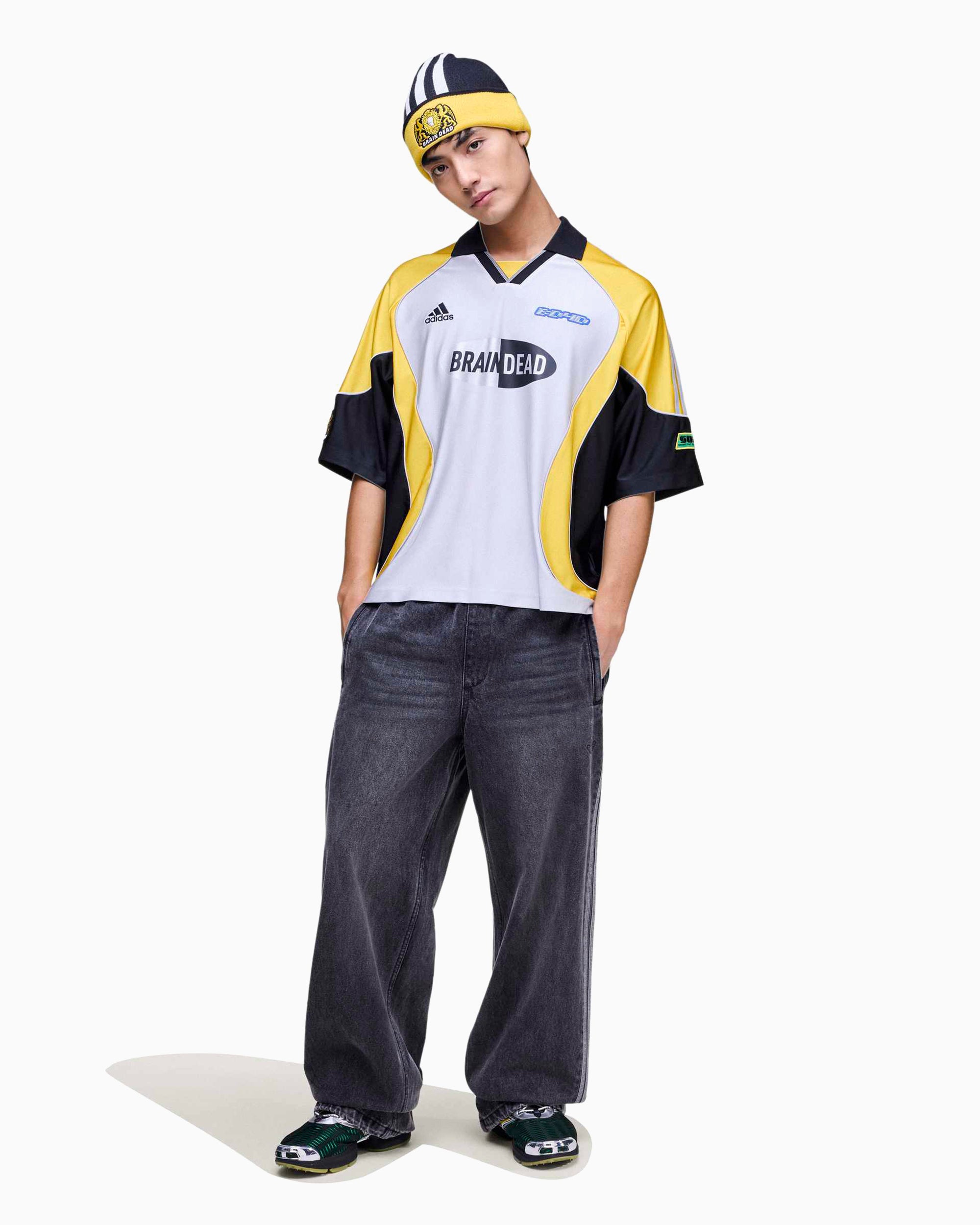 T-Shirts adidas Originals x Brain Dead Oversize Men's Jersey T-Shirt - JY7960