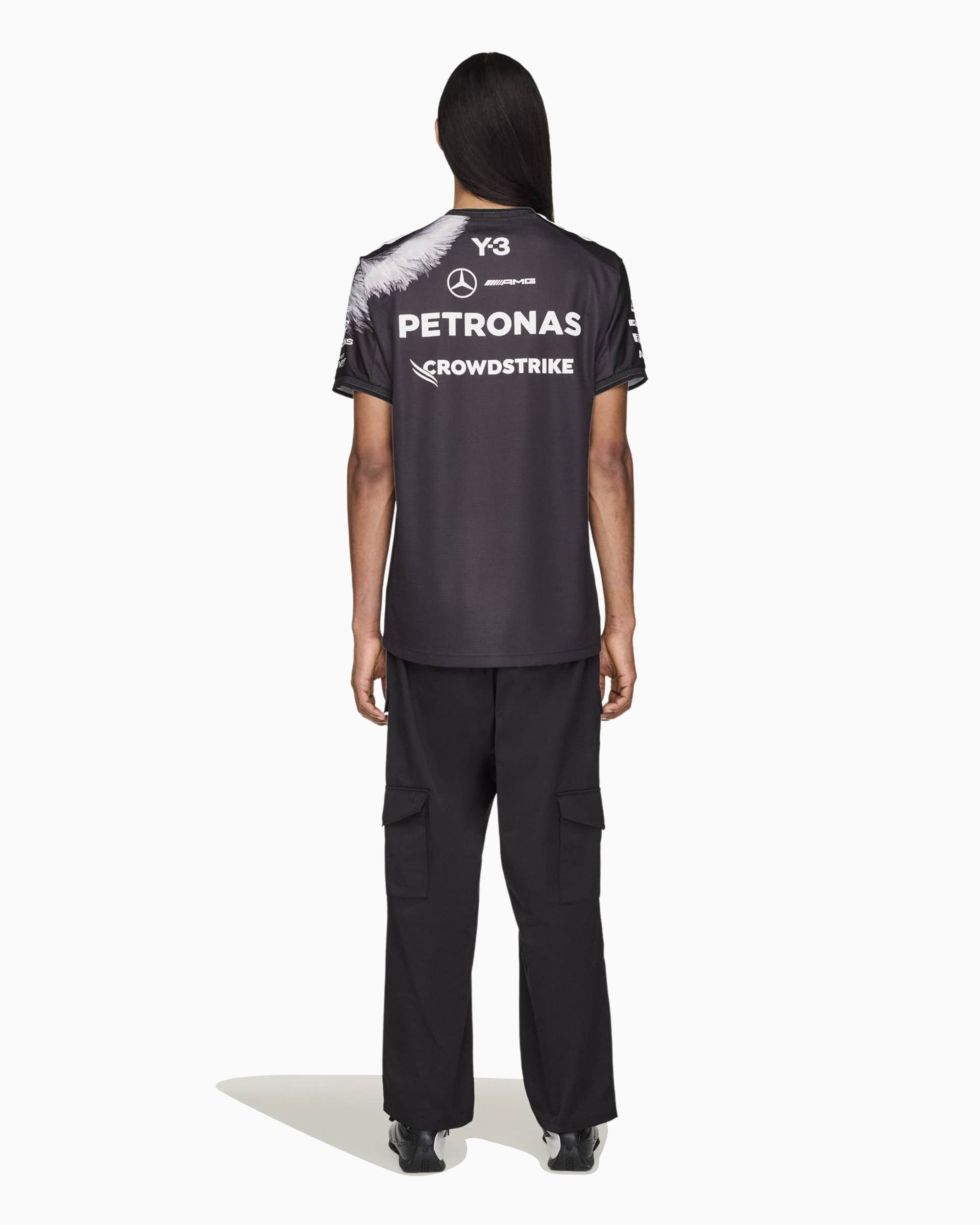 T-Shirts adidas Y-3 x Mercedes AMG Petronas Team F1 "Driver" Graphic Unisex T-Shirt - KQ9844