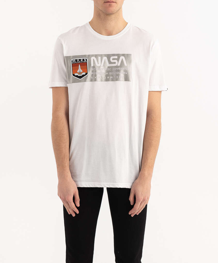 T-Shirts Alpha Industries Mars Reflective Men's Short-Sleeve T-Shirt Men's T-Shirt - 126532-09