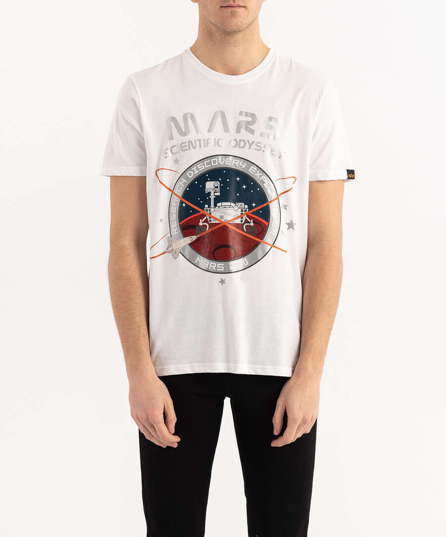 T-Shirts Alpha Industries Mission To Mars Men's Short-Sleeve T-Shirt Men's T-Shirt - 126531-09